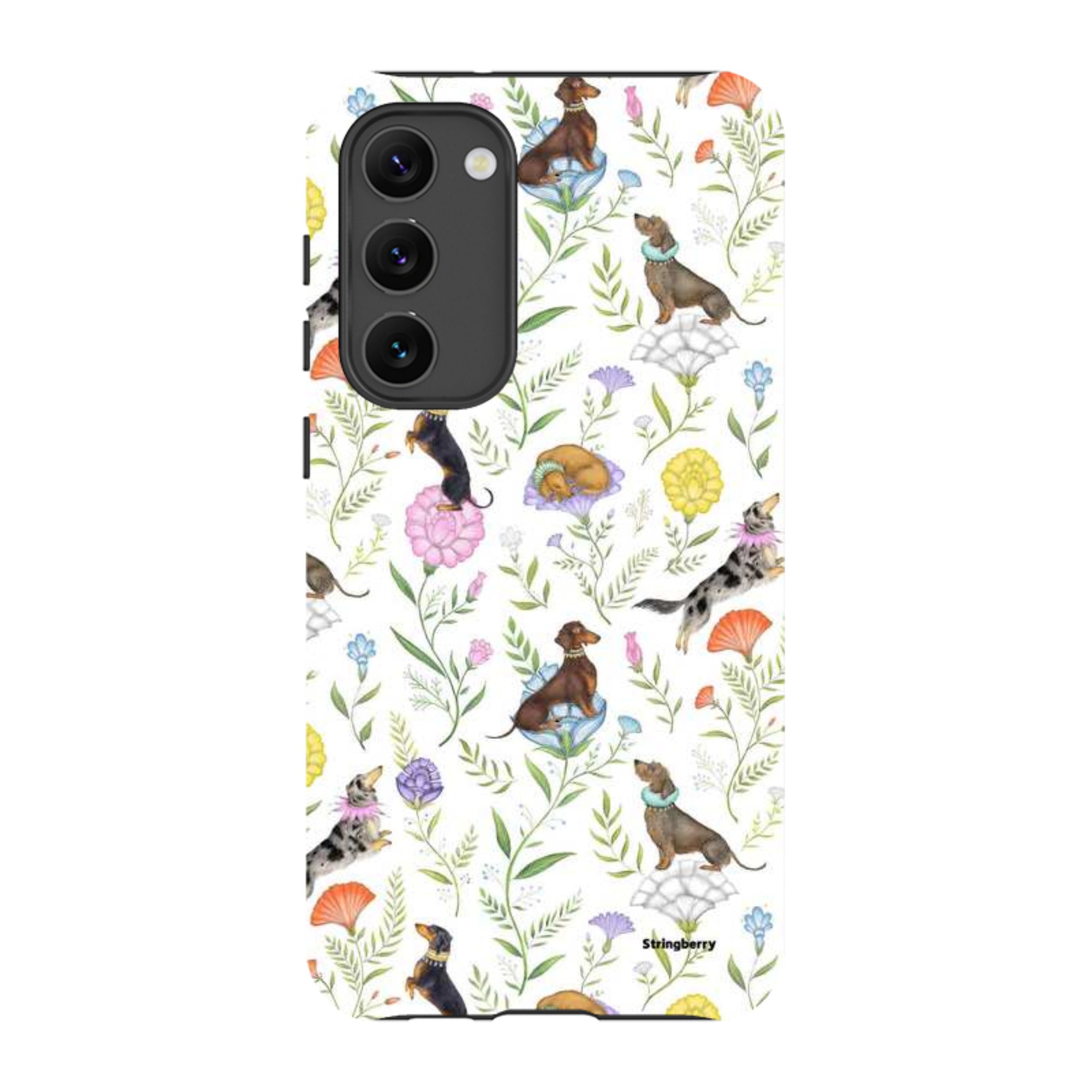Samsung Tough Case - Doxy Day Afternoon White By Catherine Rowe