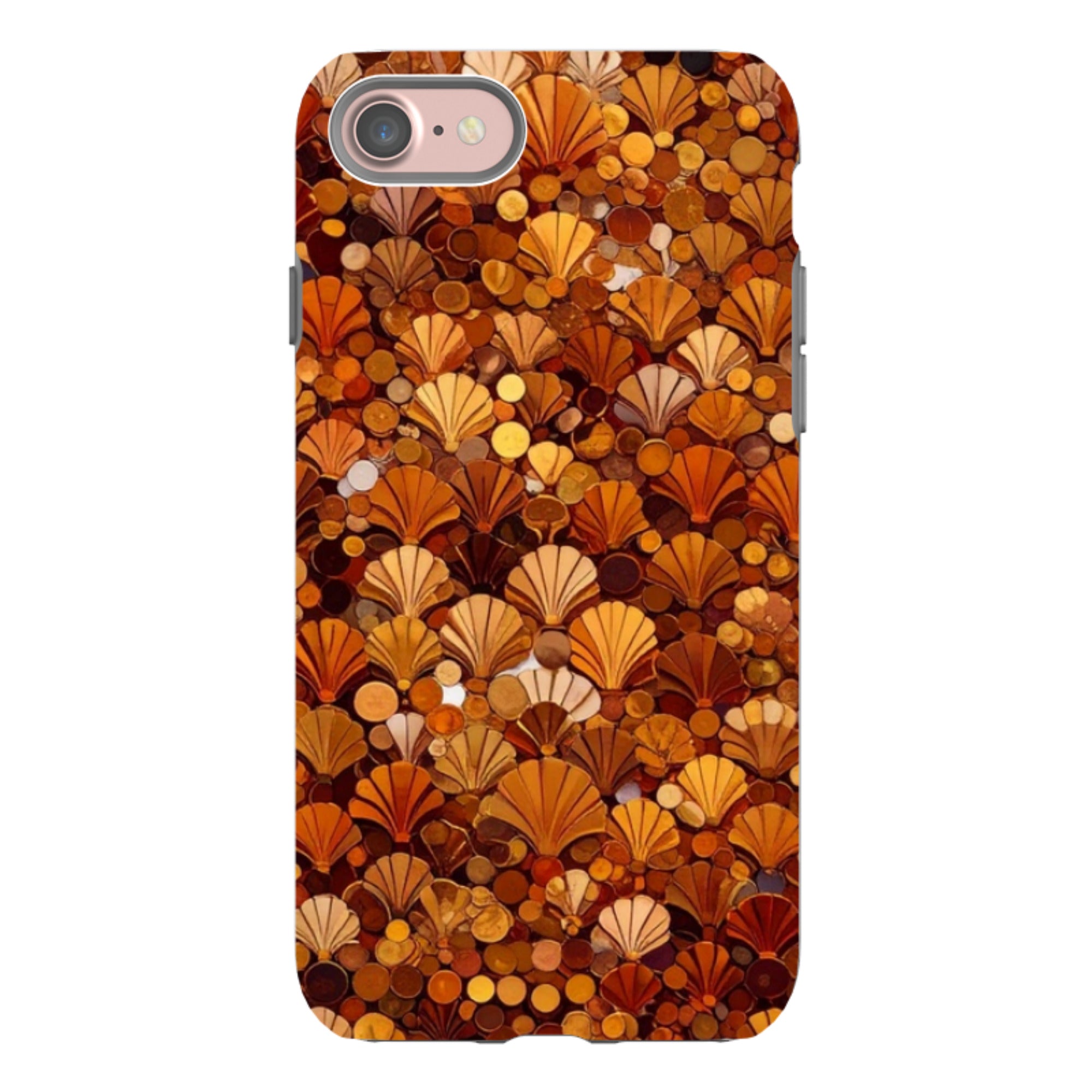 iPhone Tough Case - Golden Shells