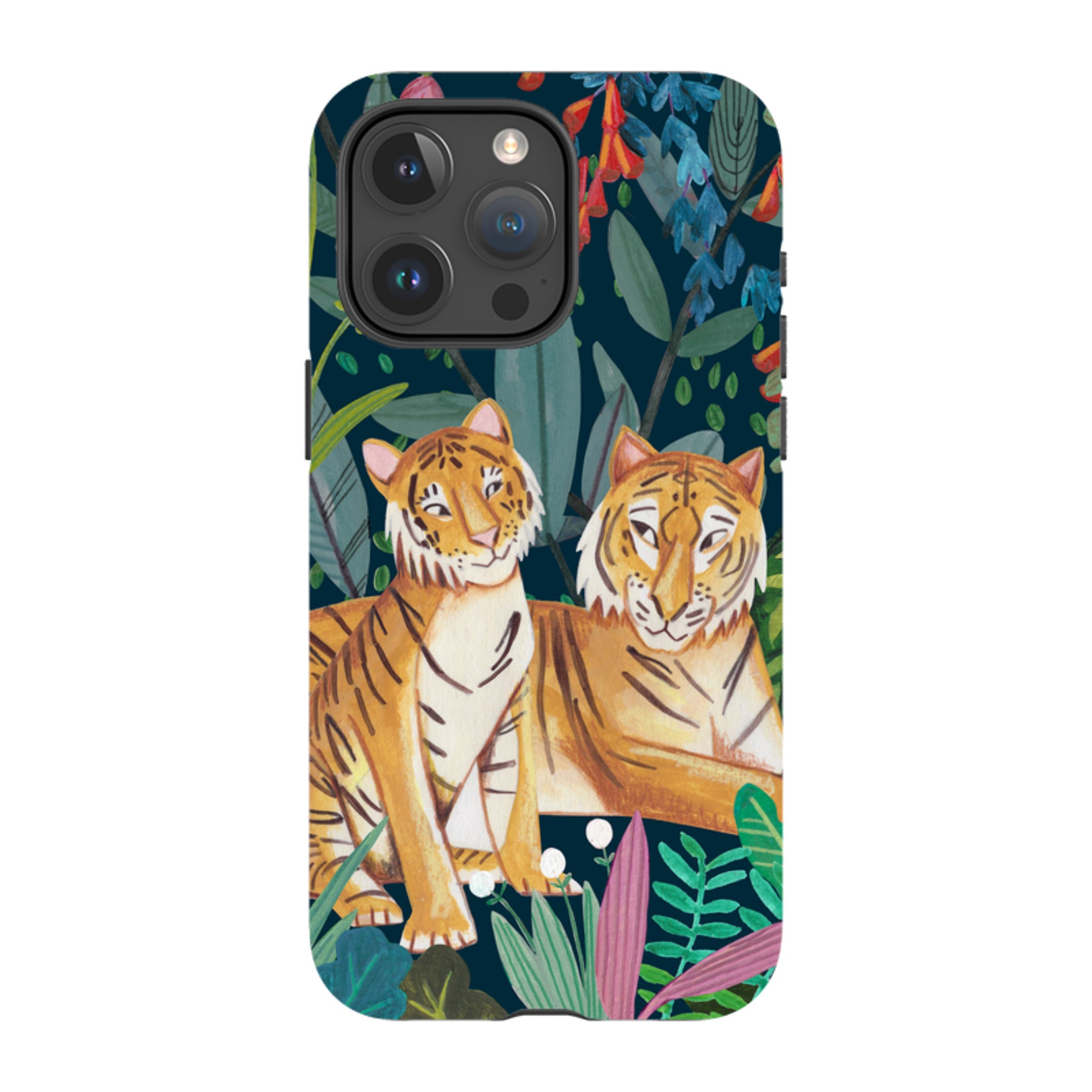 iPhone Tough Case - Tiger By Caroline Bonne Muller