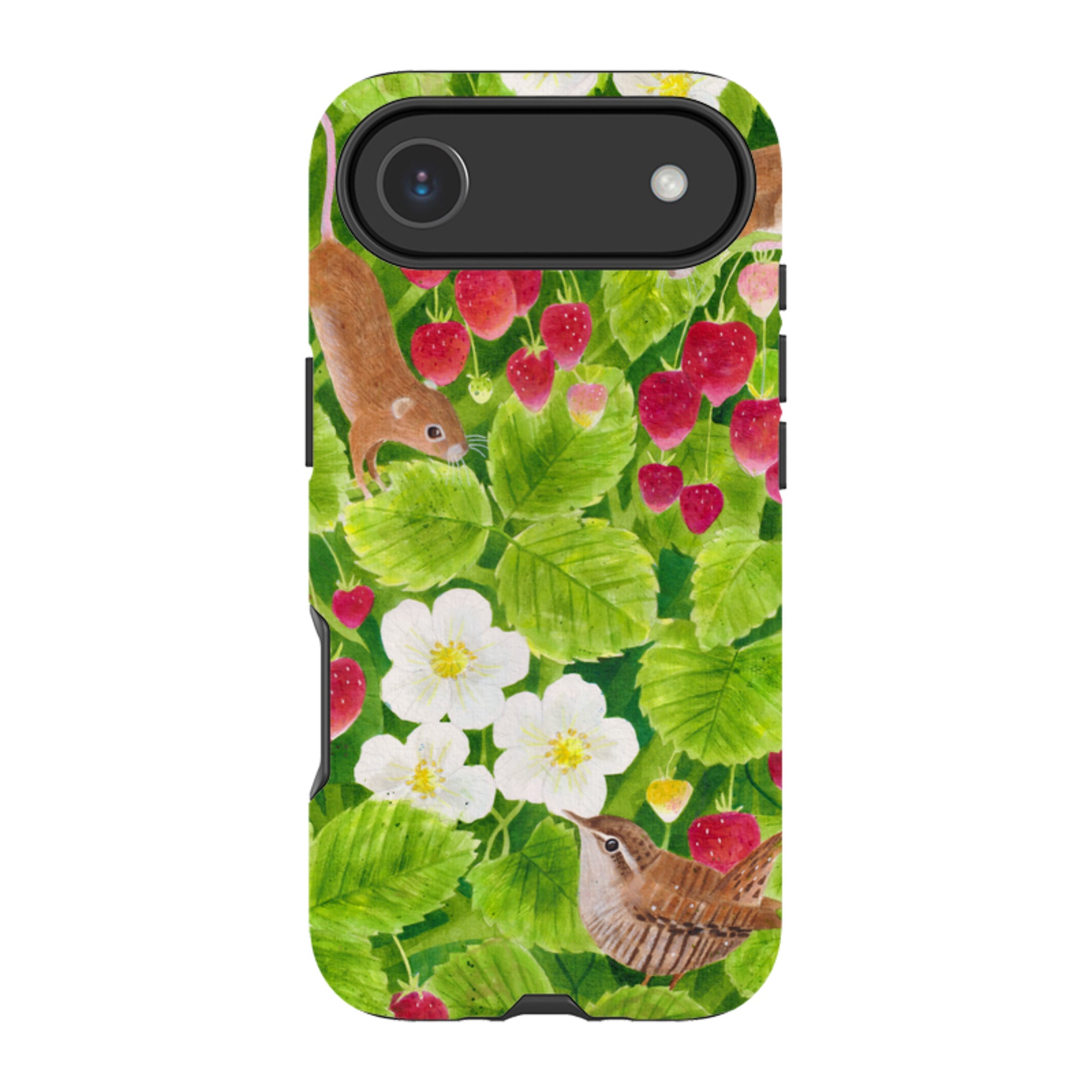iPhone Tough Case - Strawberry Thieves By Bex Parkin