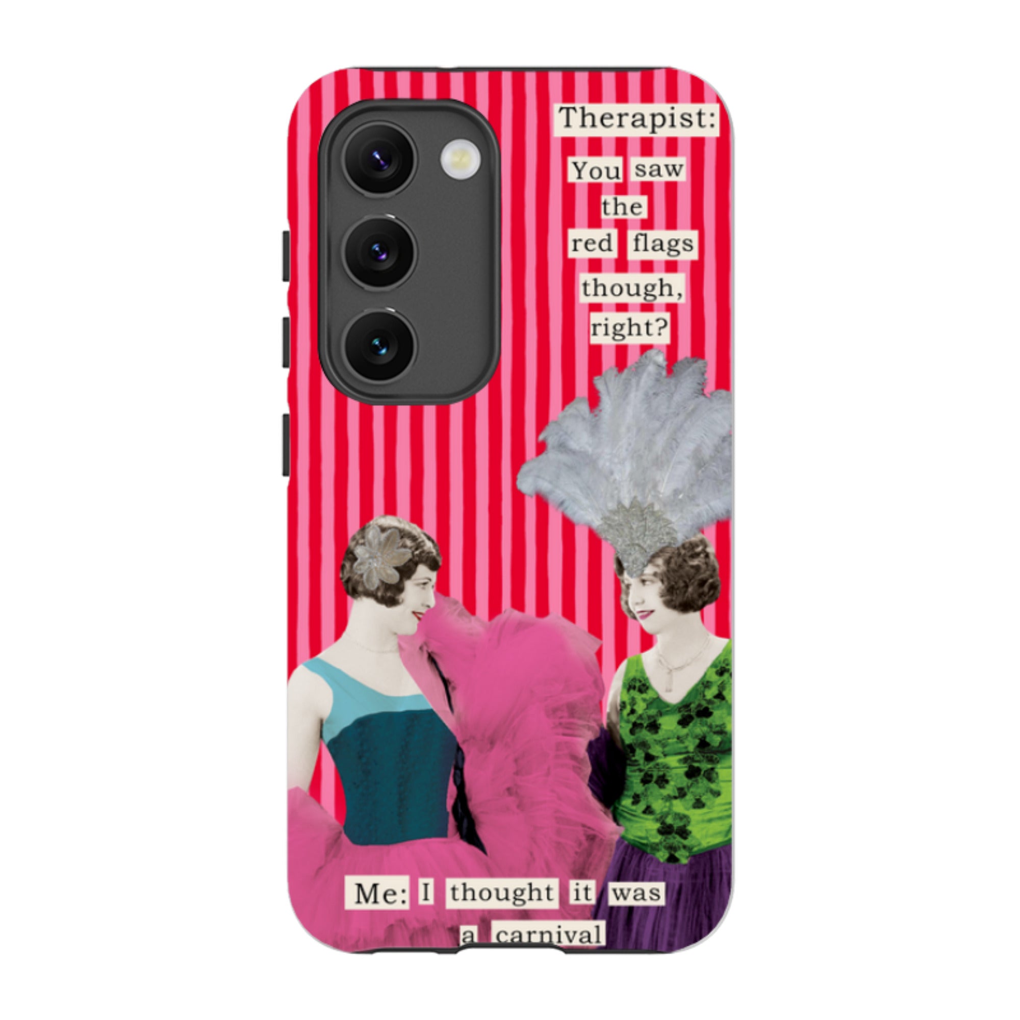 Samsung Tough Case - Therapist Red Flag By Clare Jordan