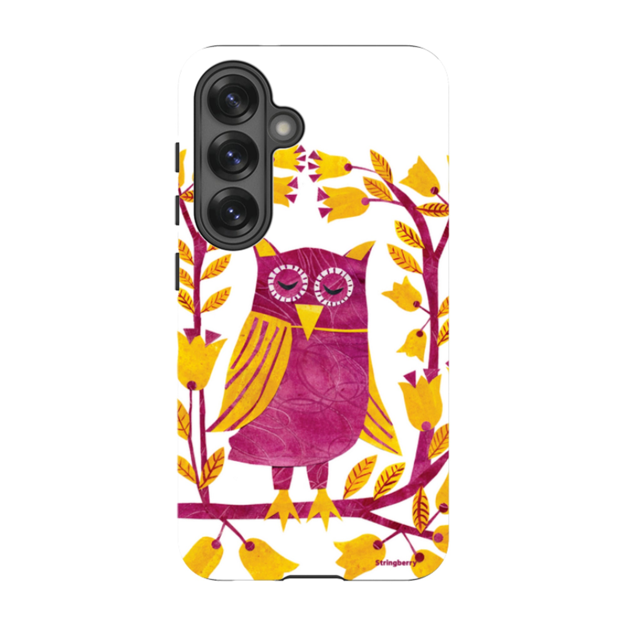 Samsung Tough Case - Folk Owl By Tracey English
