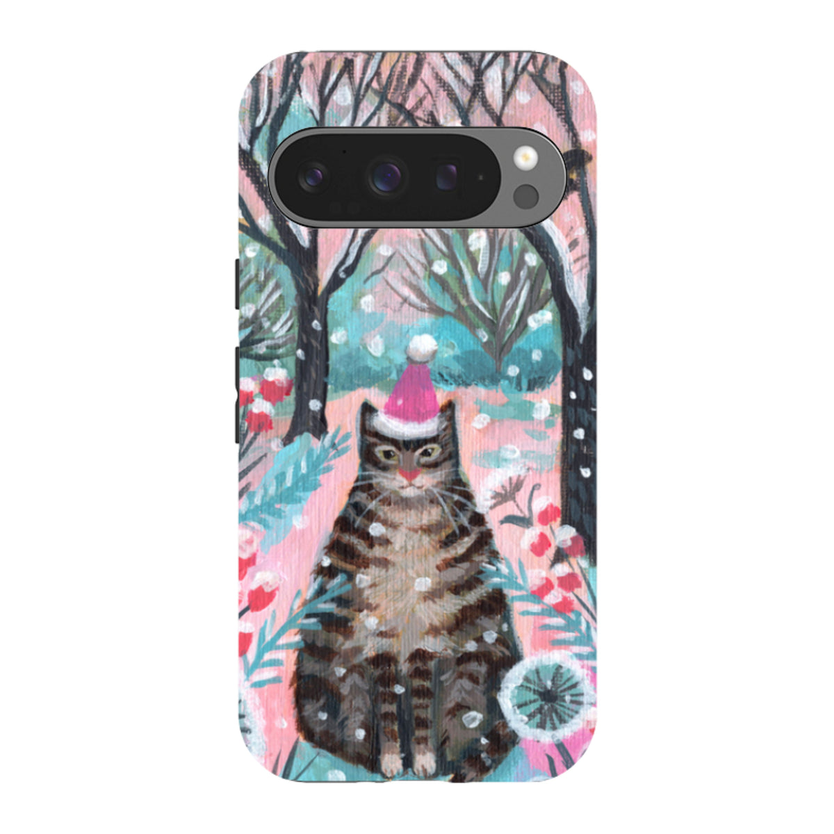 Google Tough Case - Snow Tabby By Mary Stubberfield