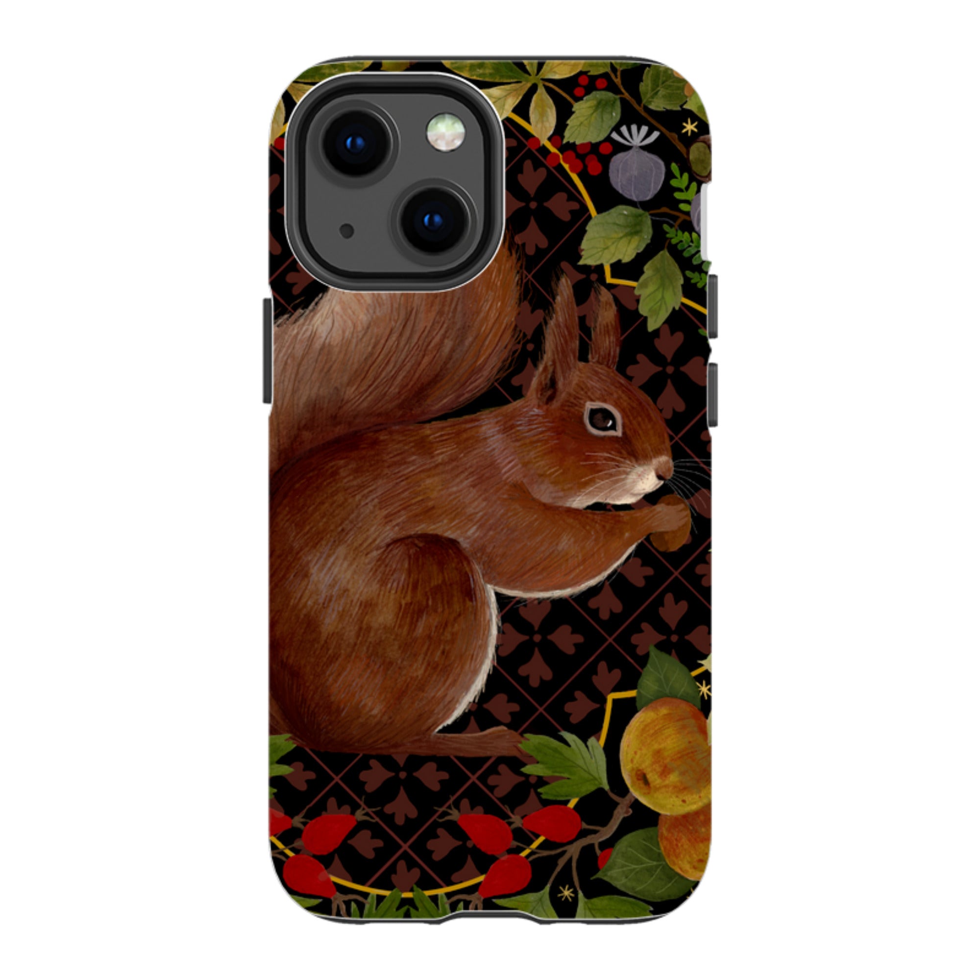 iPhone Tough Case - Squirrel Border By Bex Parkin