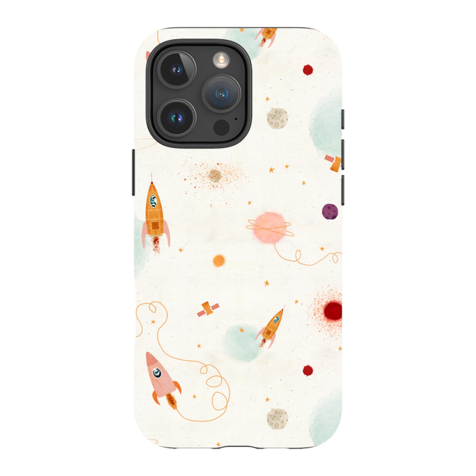 iPhone MagSafe Tough Case - Rockets Cream By Katherine Quinn