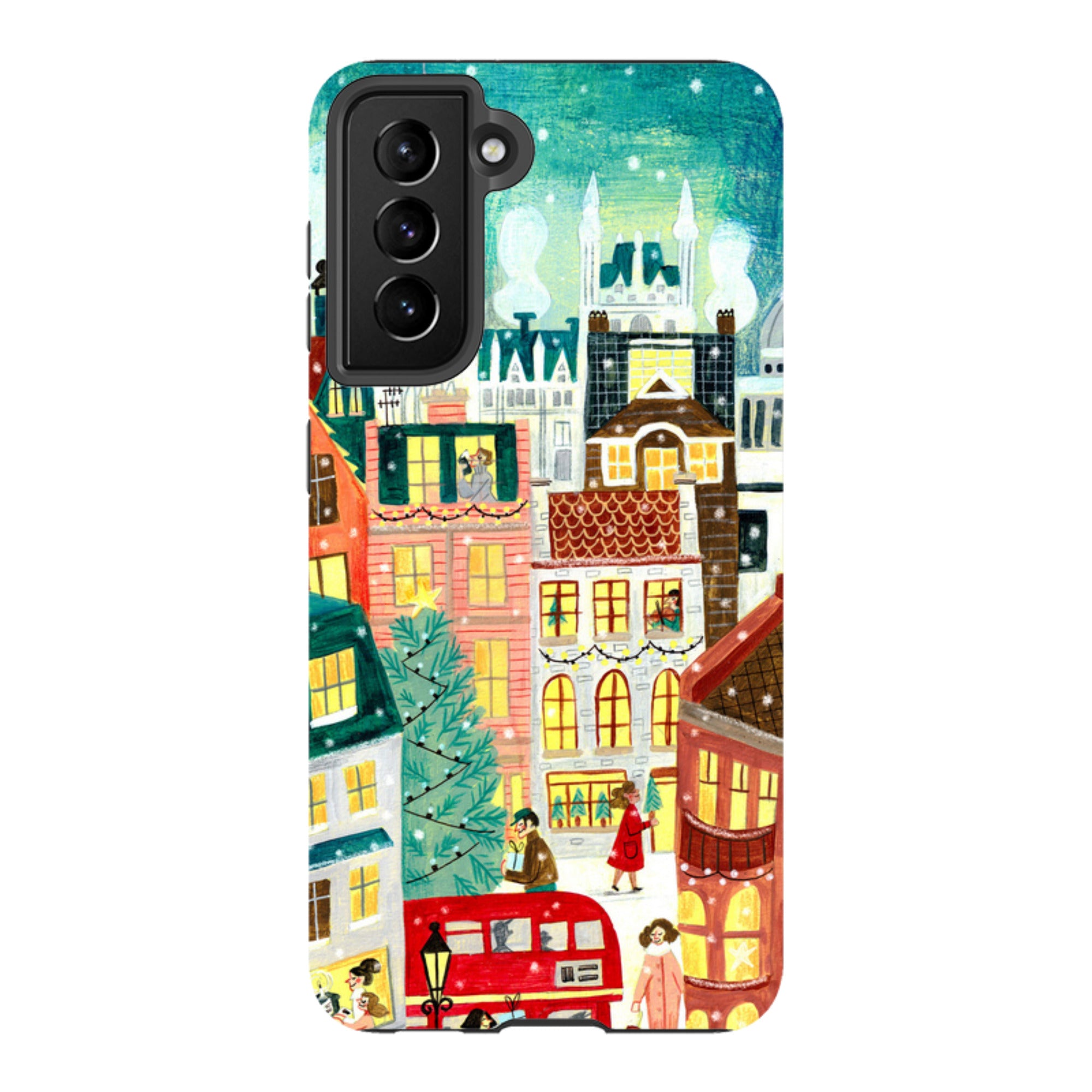 Samsung Tough Case - Xmas In London By Caroline Bonne Muller