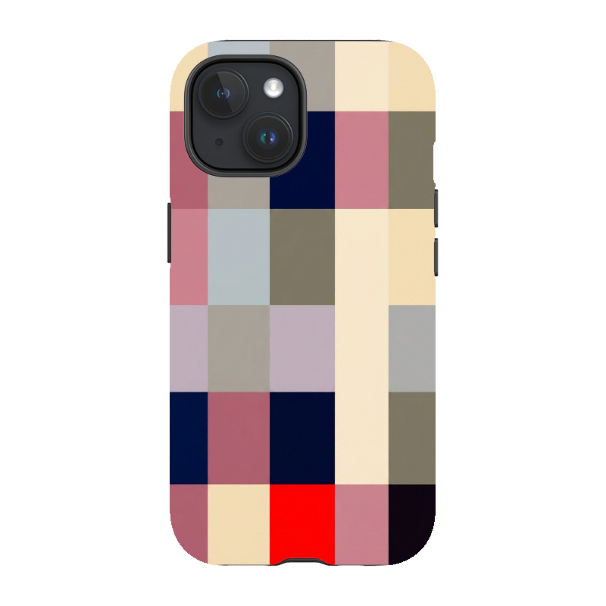 iPhone MagSafe Tough Case - Retro Plaid