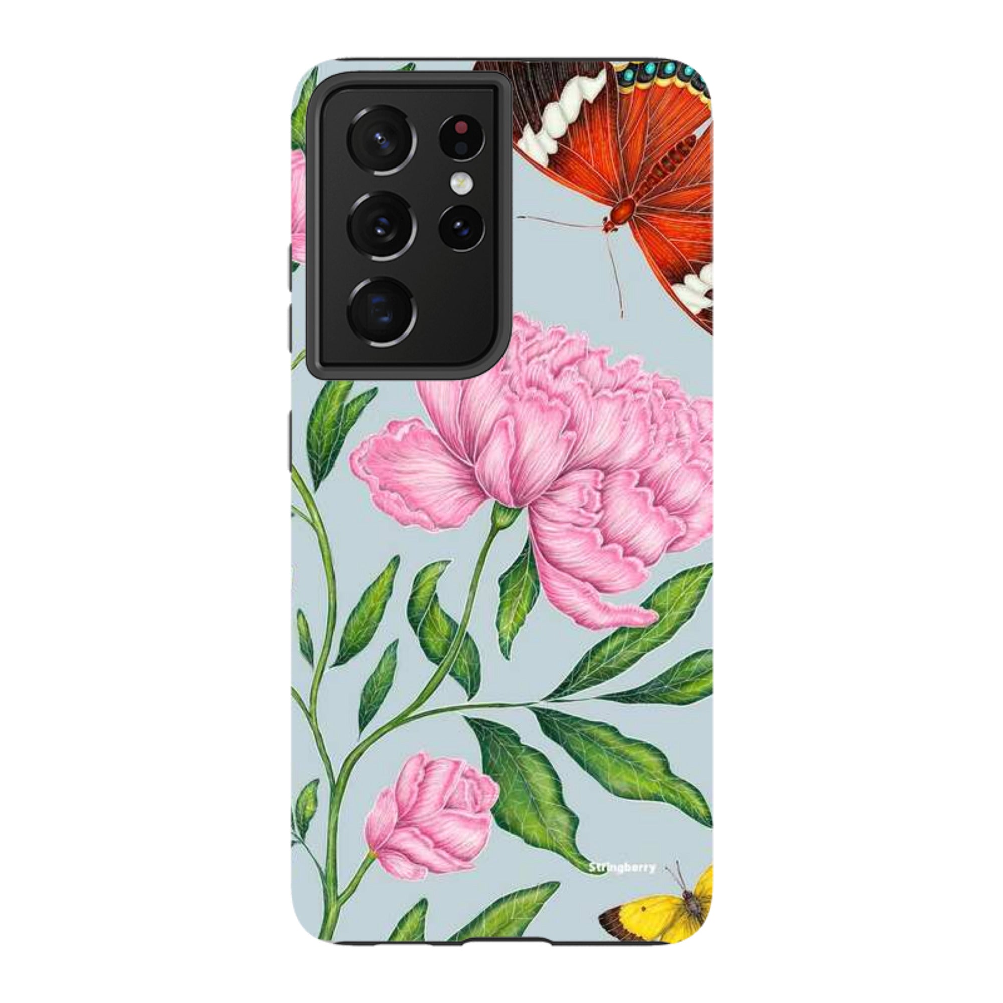 Samsung Tough Case - Butterflies And Peonies By Catherine Rowe