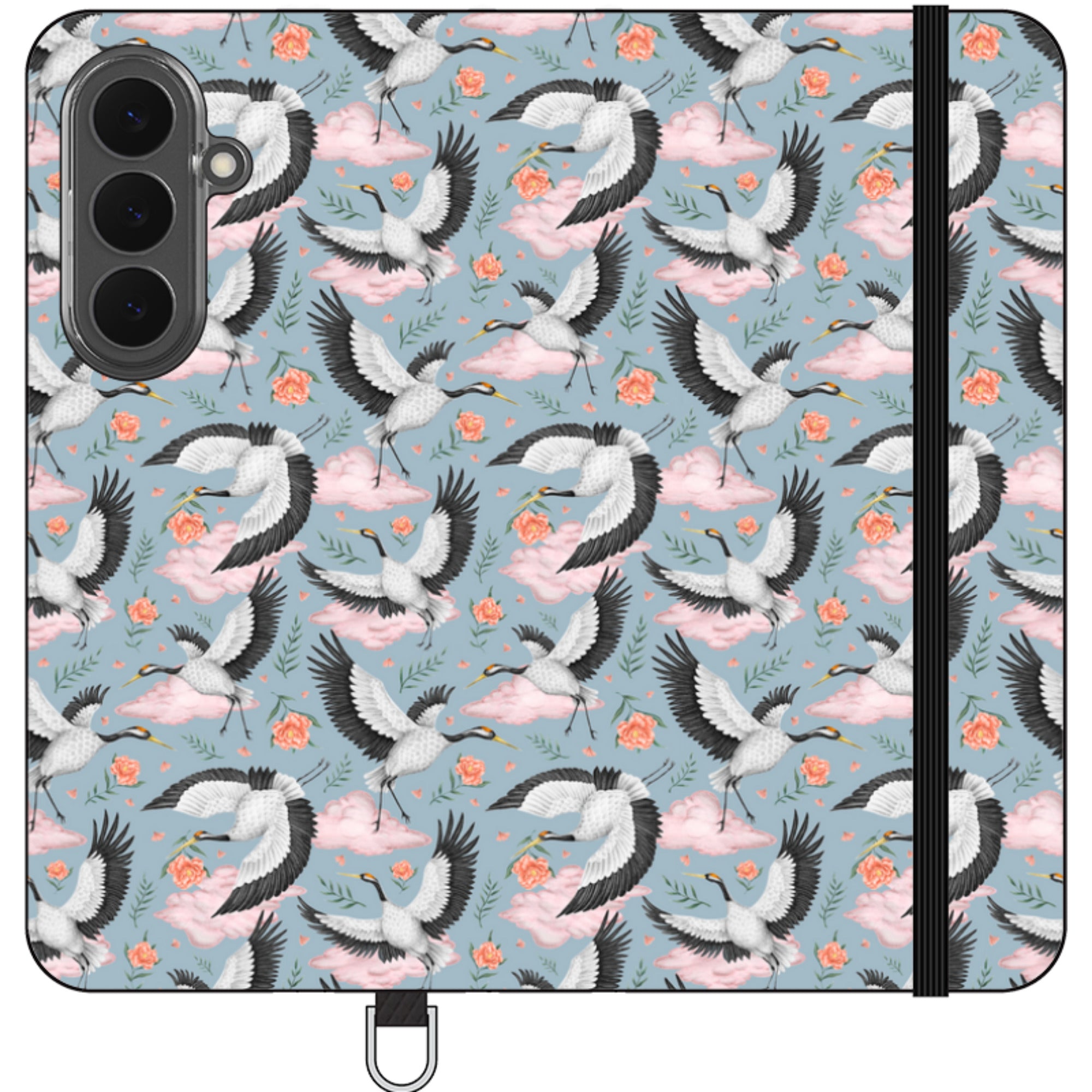 Flight of the Cranes Wallet Case By Catherine Rowe