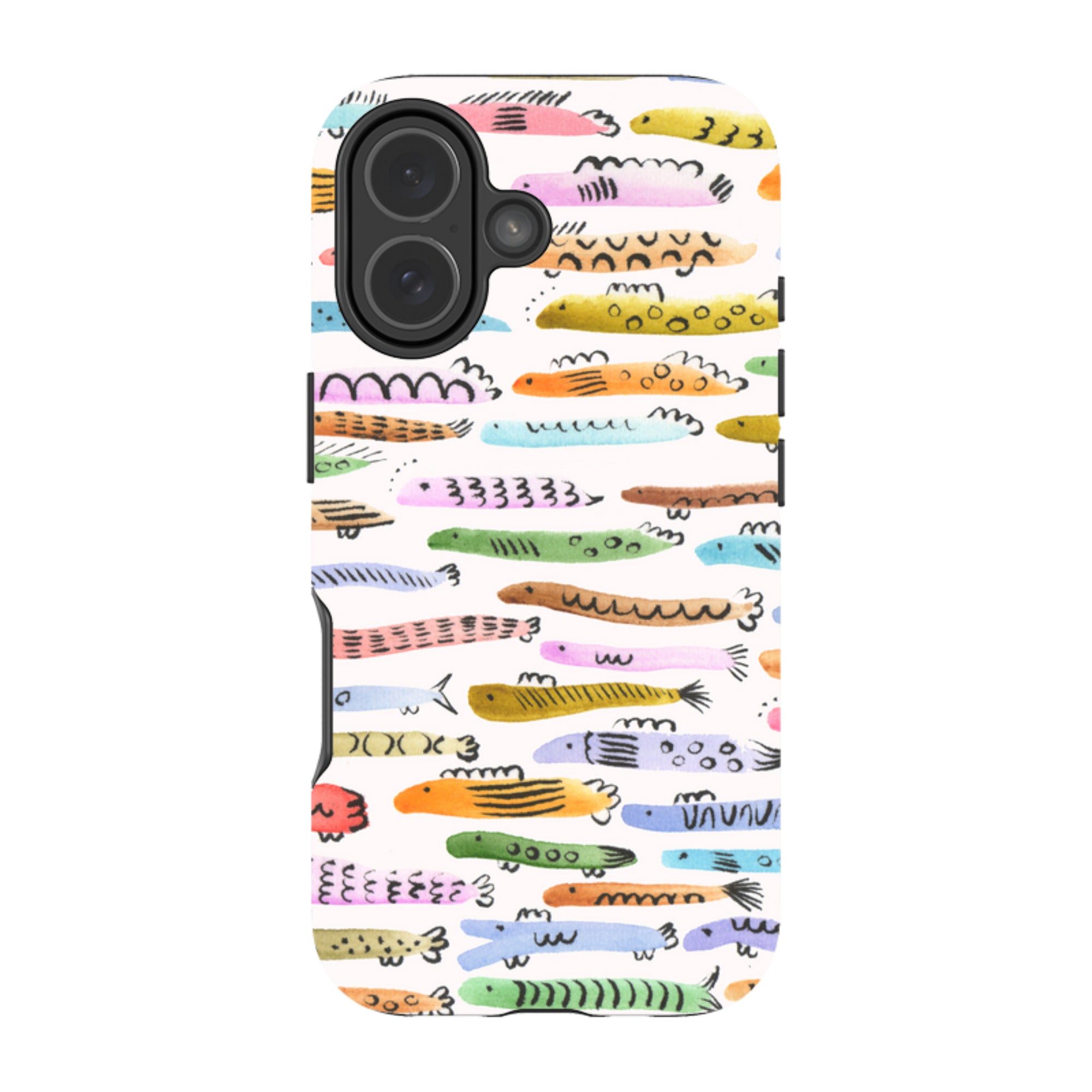 iPhone Tough Case - Colourful Fishes By Gabriela Larios