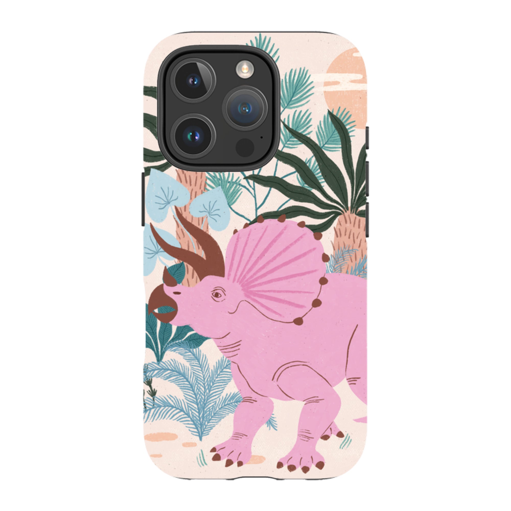 iPhone MagSafe Tough Case - Triceraptops By Meghann Rader