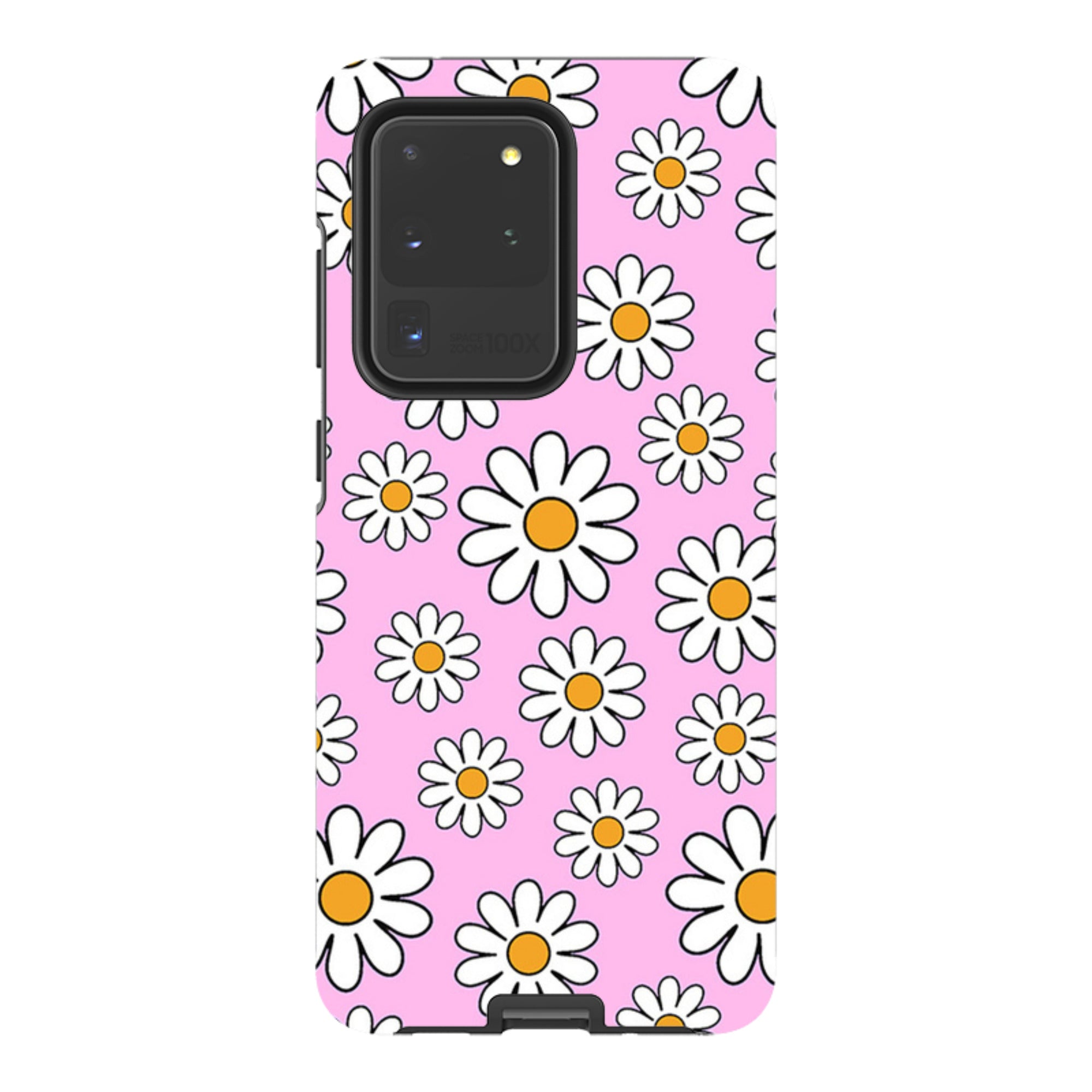 Samsung Tough Case - Pink Daises