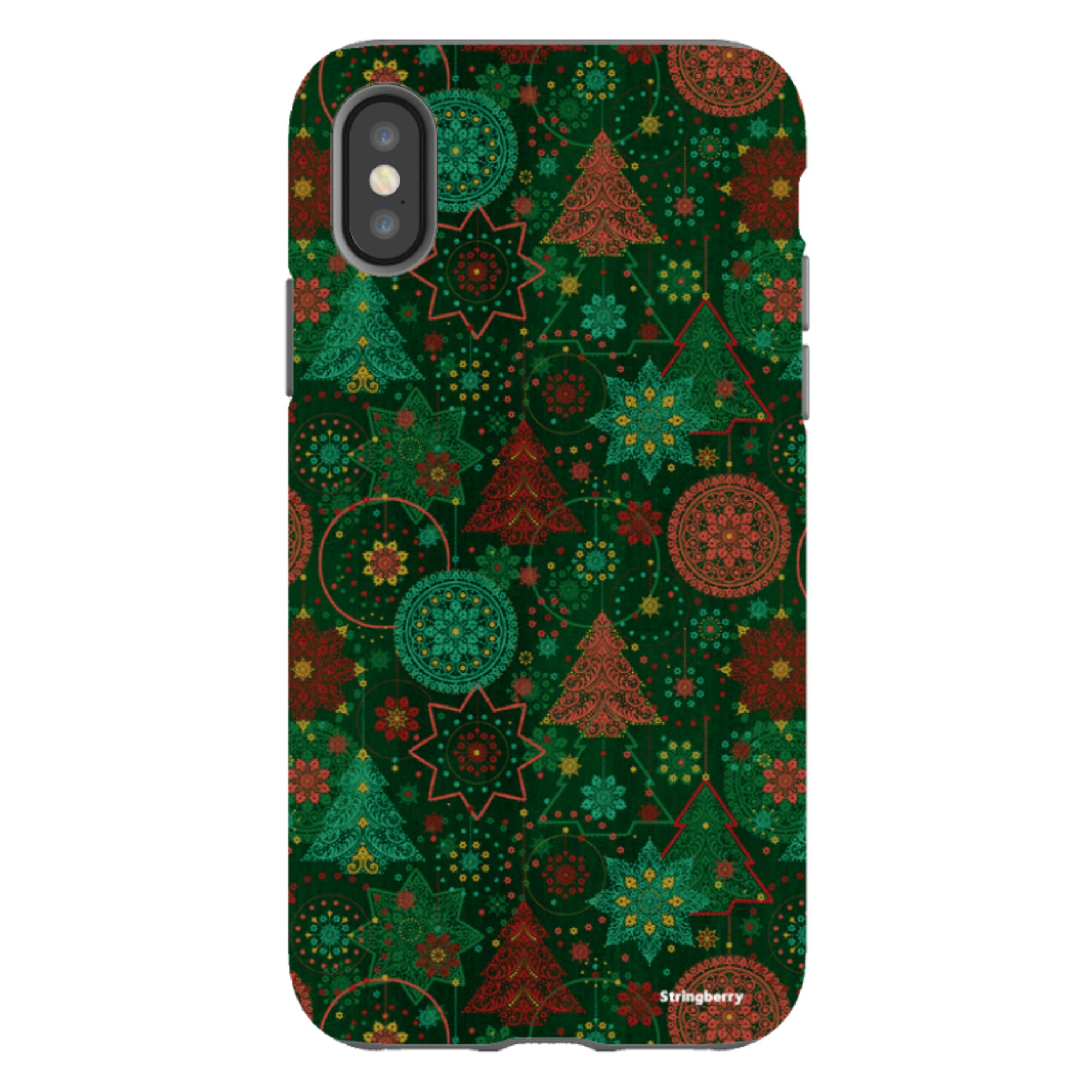 iPhone Tough Case - Christmas Forest By Natalie Pedetti Prack