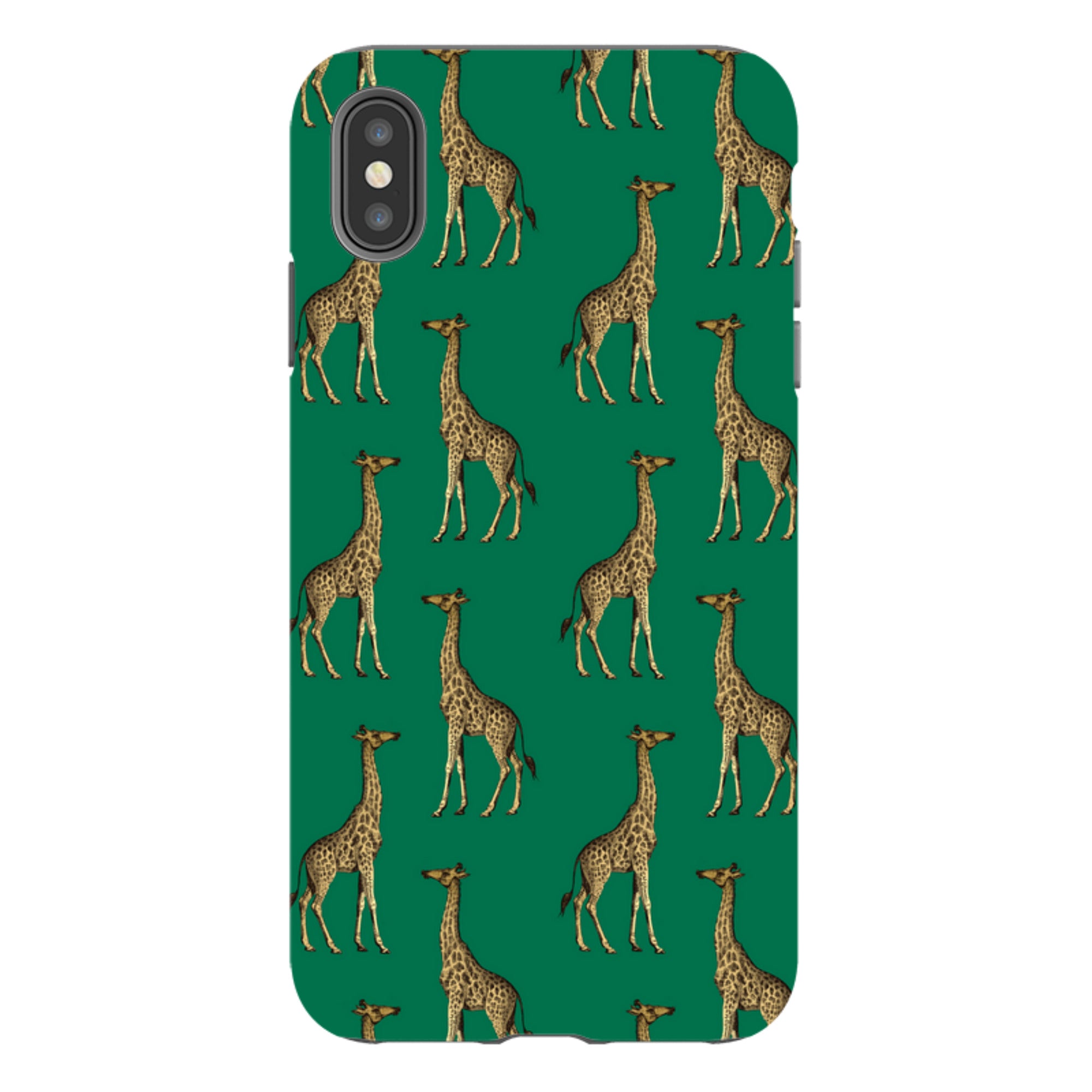 iPhone Tough Case - Green Giraffe