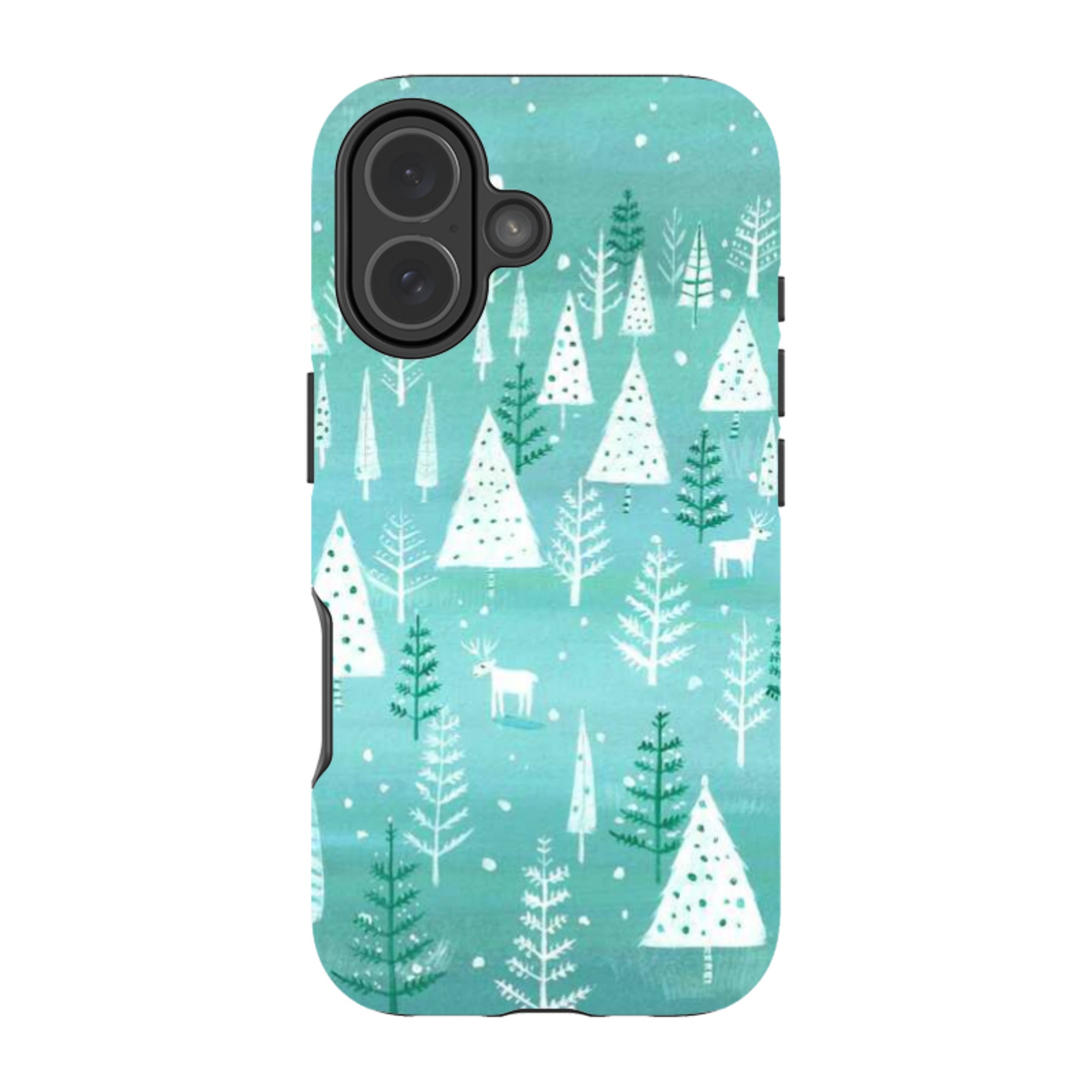 iPhone Tough Case - Teal Tundra By Mary Stubberfield