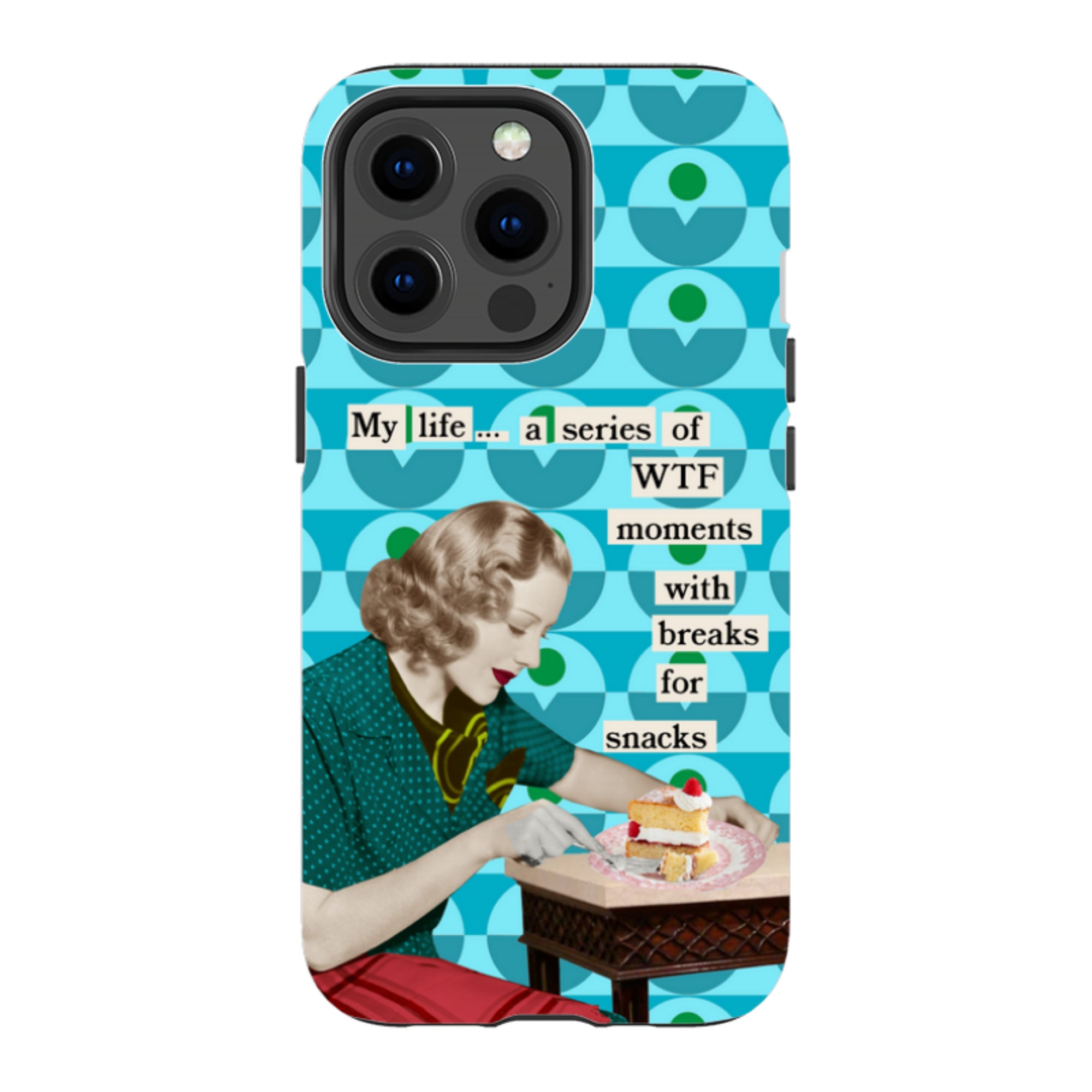 iPhone Tough Case - WTF By Clare Jordan