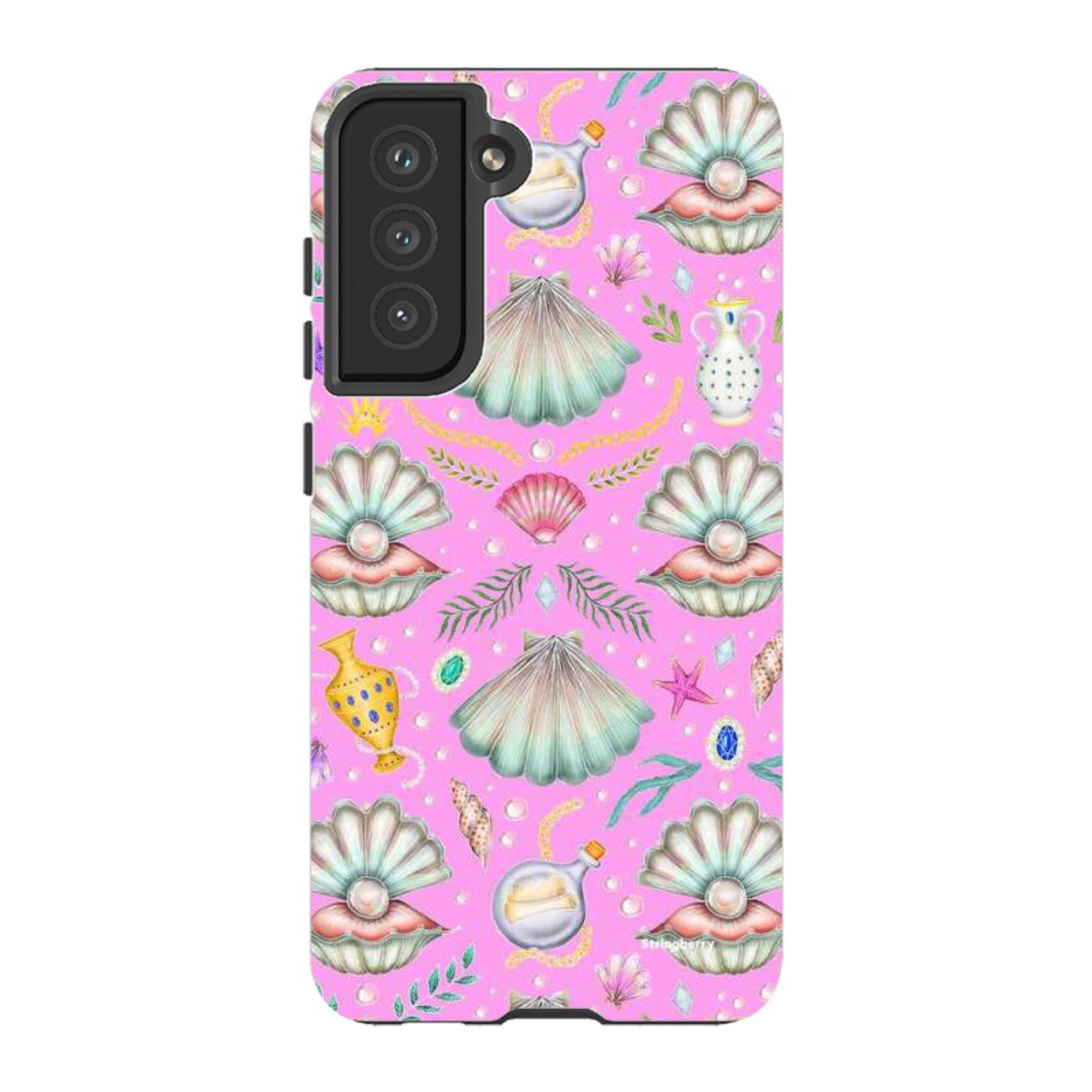 Samsung Tough Case - Pearl's Fantasy Candy Pink By Catherine Rowe