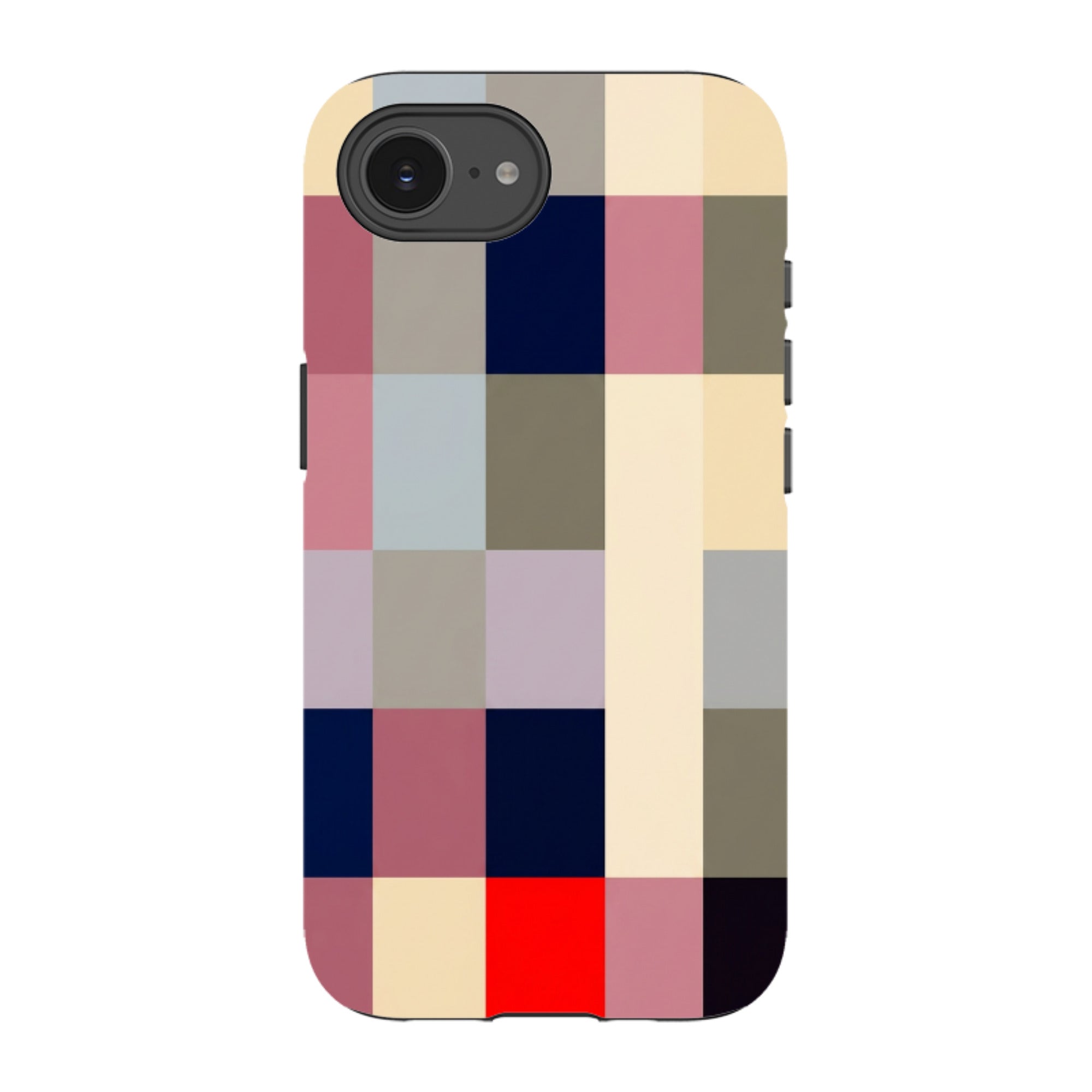iPhone Tough Case - Retro Plaid