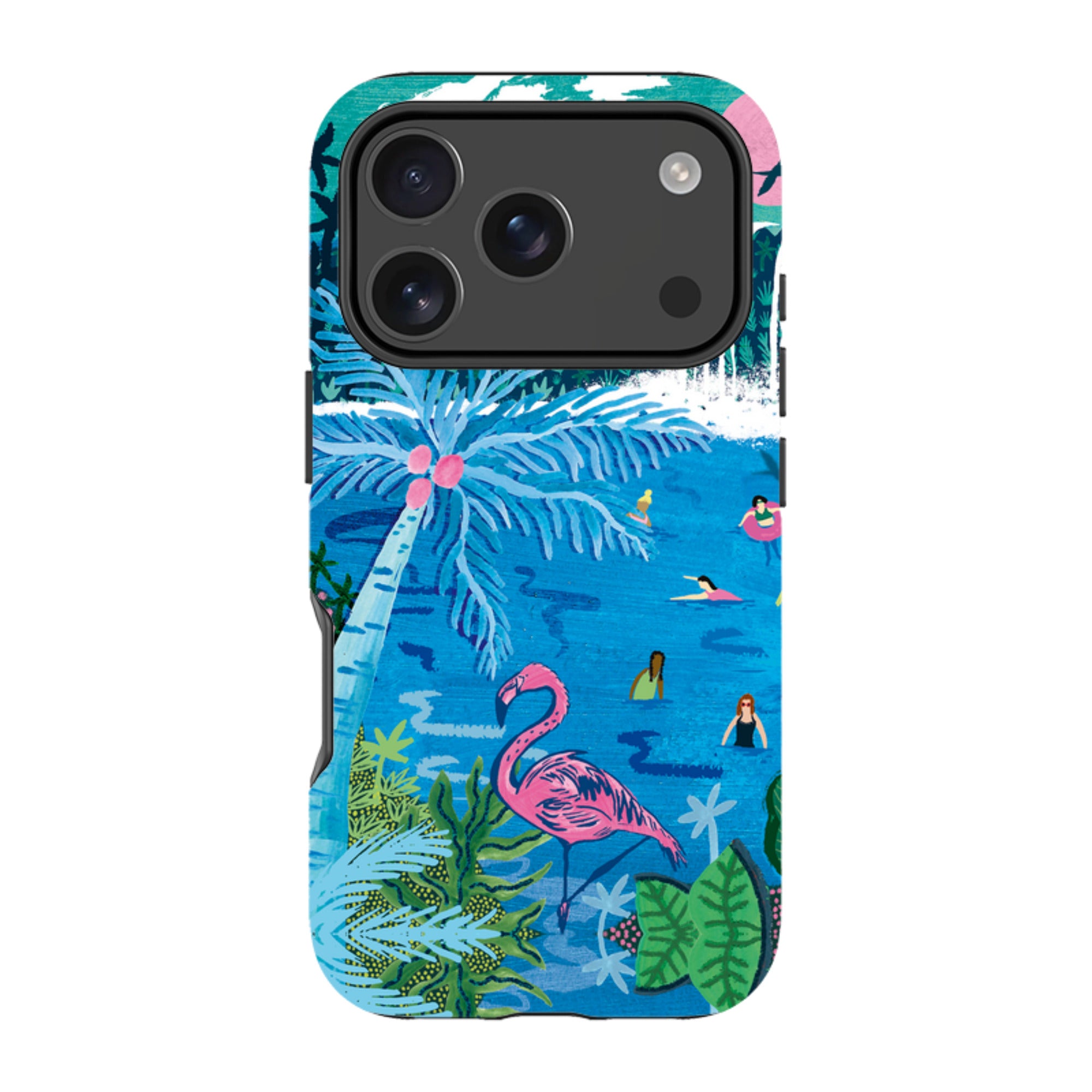 iPhone Tough Case - Palm Pool III By Emma Frances Grant