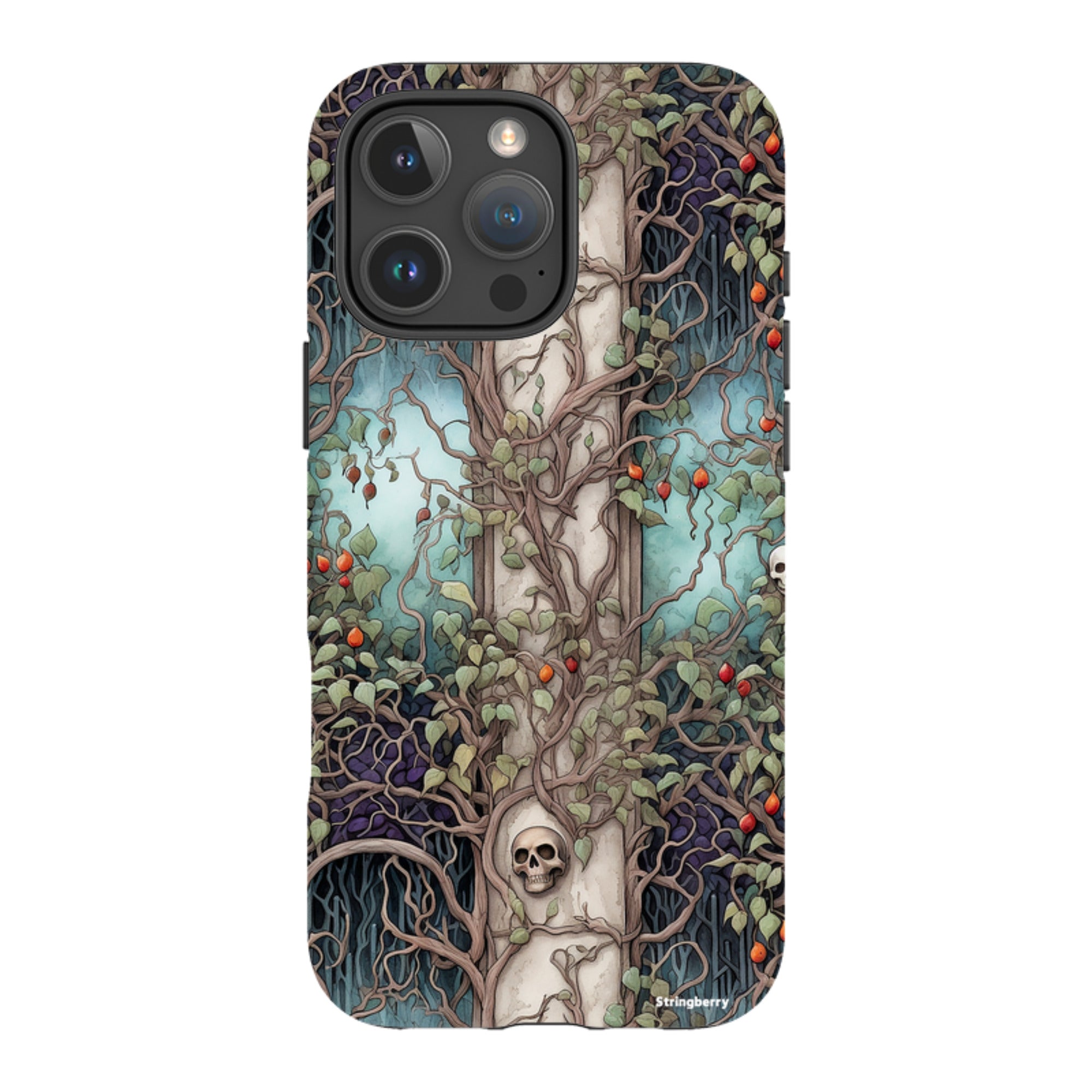 iPhone Tough Case - Skull Trees