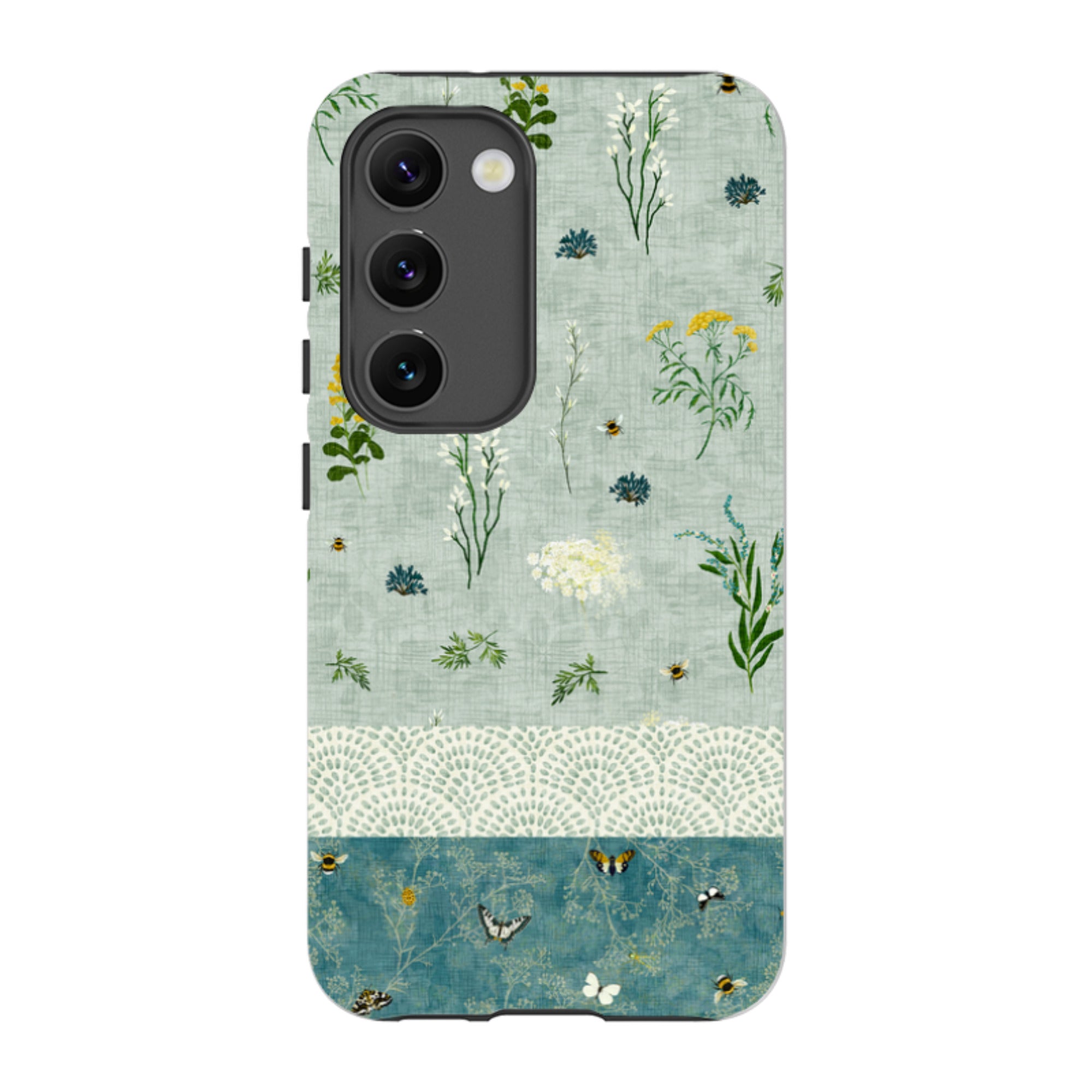 Samsung Tough  Case - Song Bird Florals and Bees 2 By Katherine Quinn