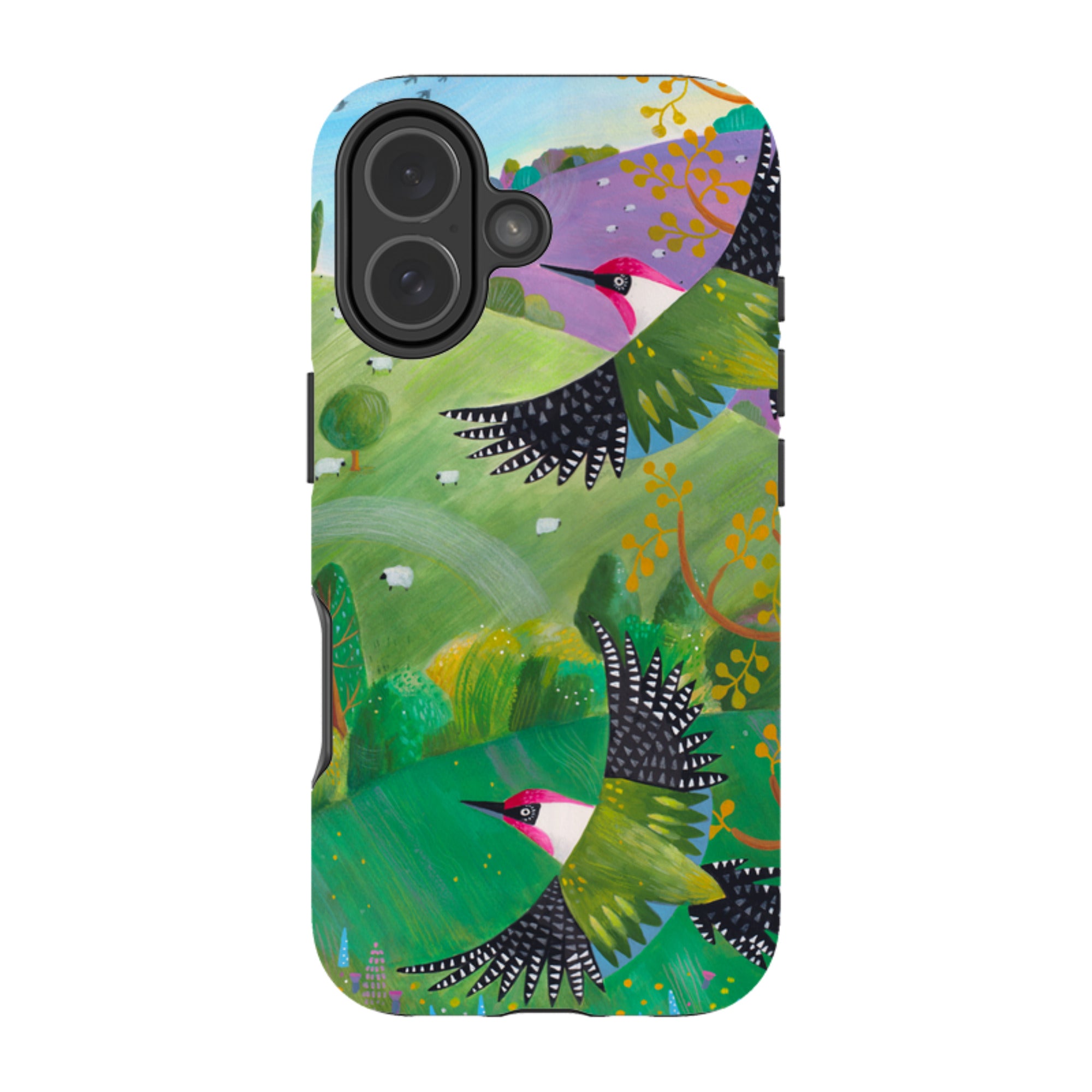 iPhone Tough Case - Woodpeckers By Bex Parkin