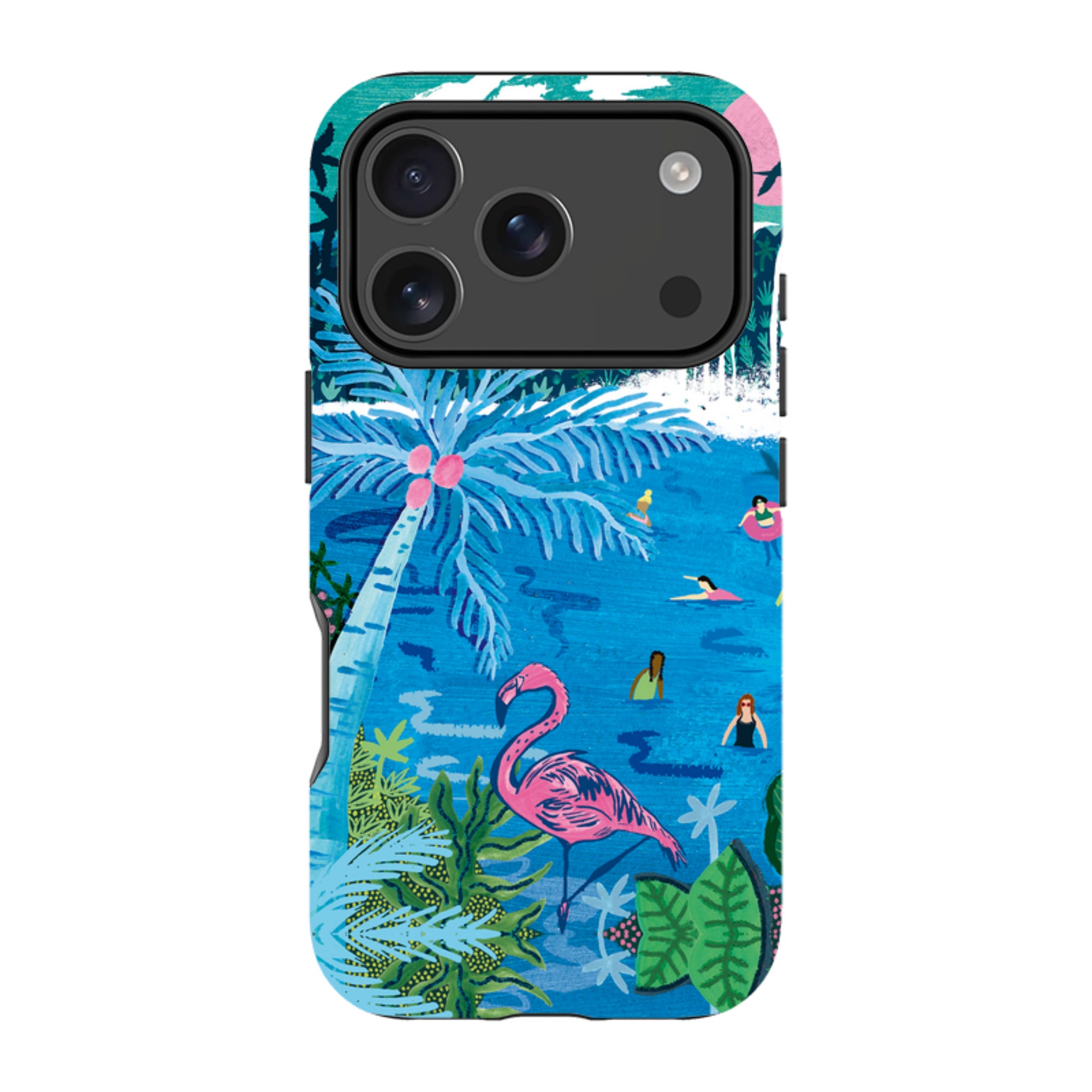 iPhone MagSafe Tough Case - Palm Pool III By Emma Frances Grant