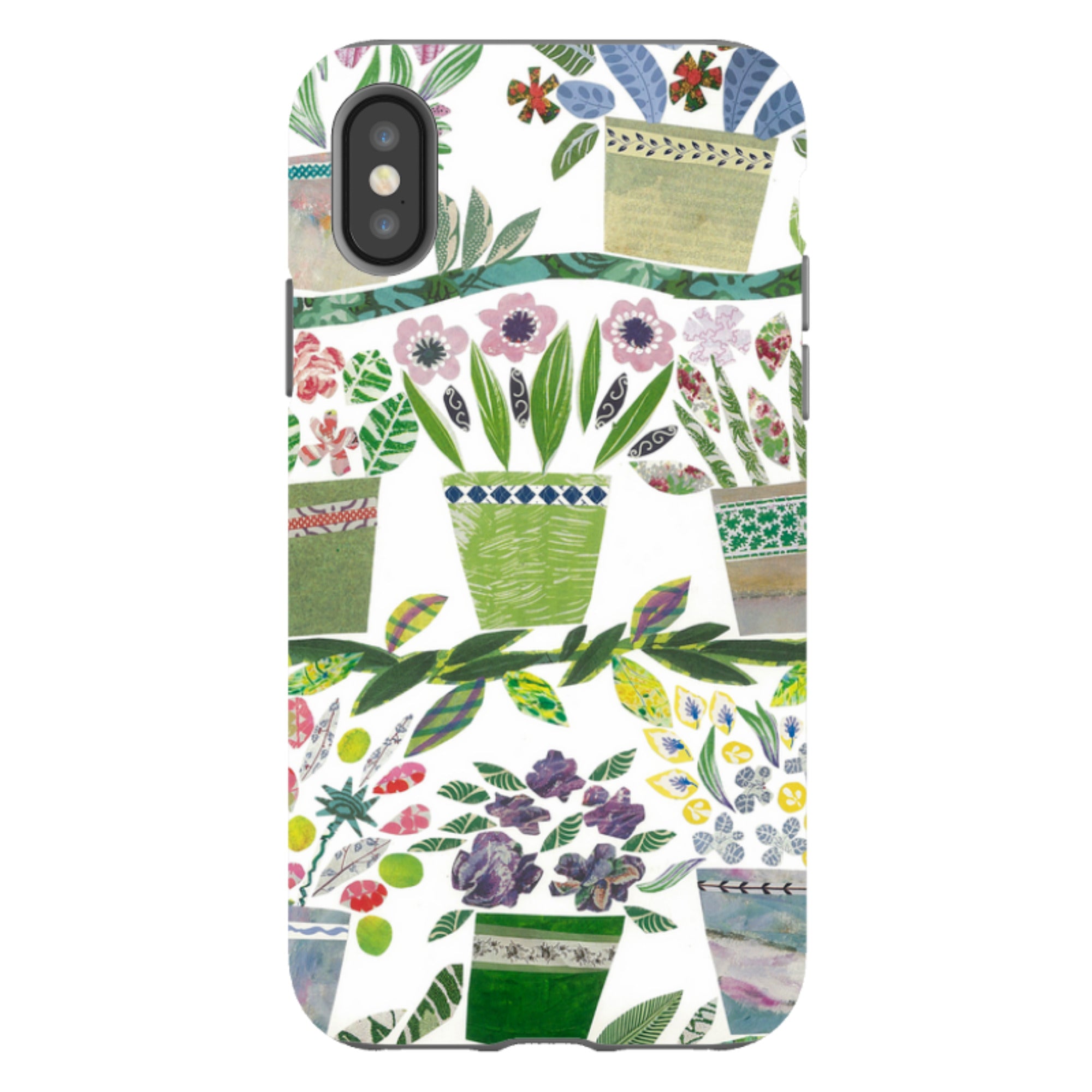 iPhone Tough Case - Flowerpots By Jane Robbins