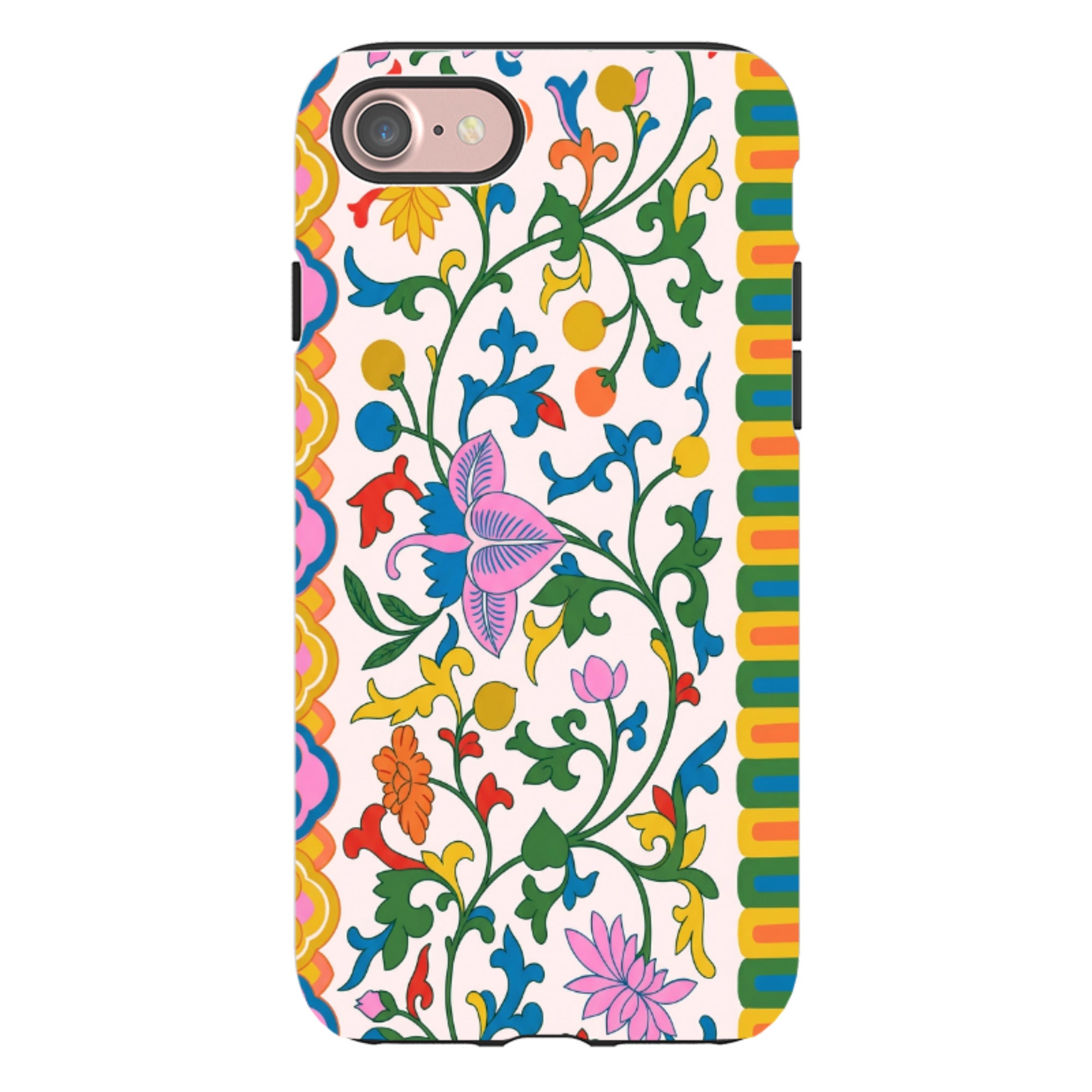 iPhone Tough Case - Vintage Asian Silk Tapestry