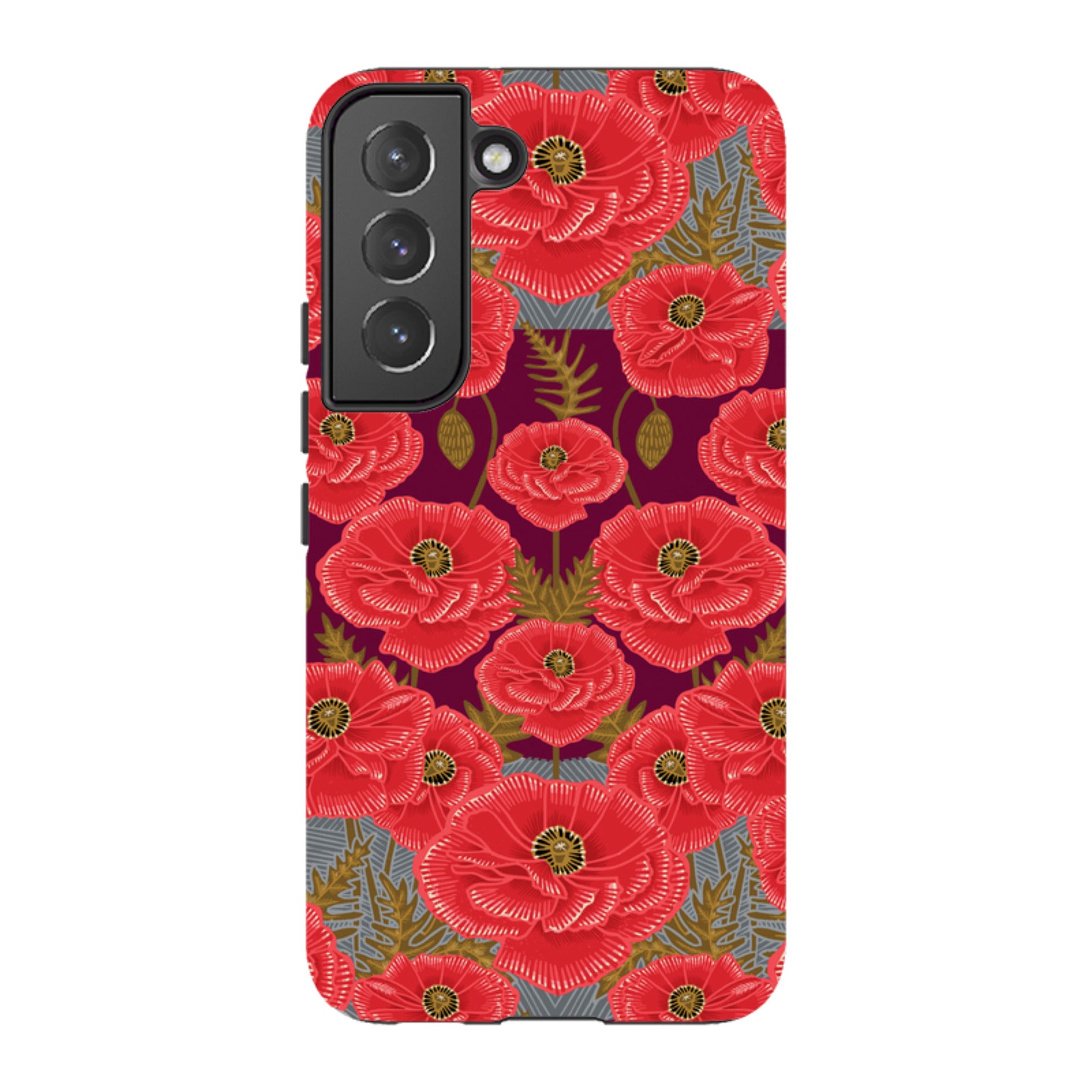 Samsung Tough Case - Poppy Red By Kate Heiss
