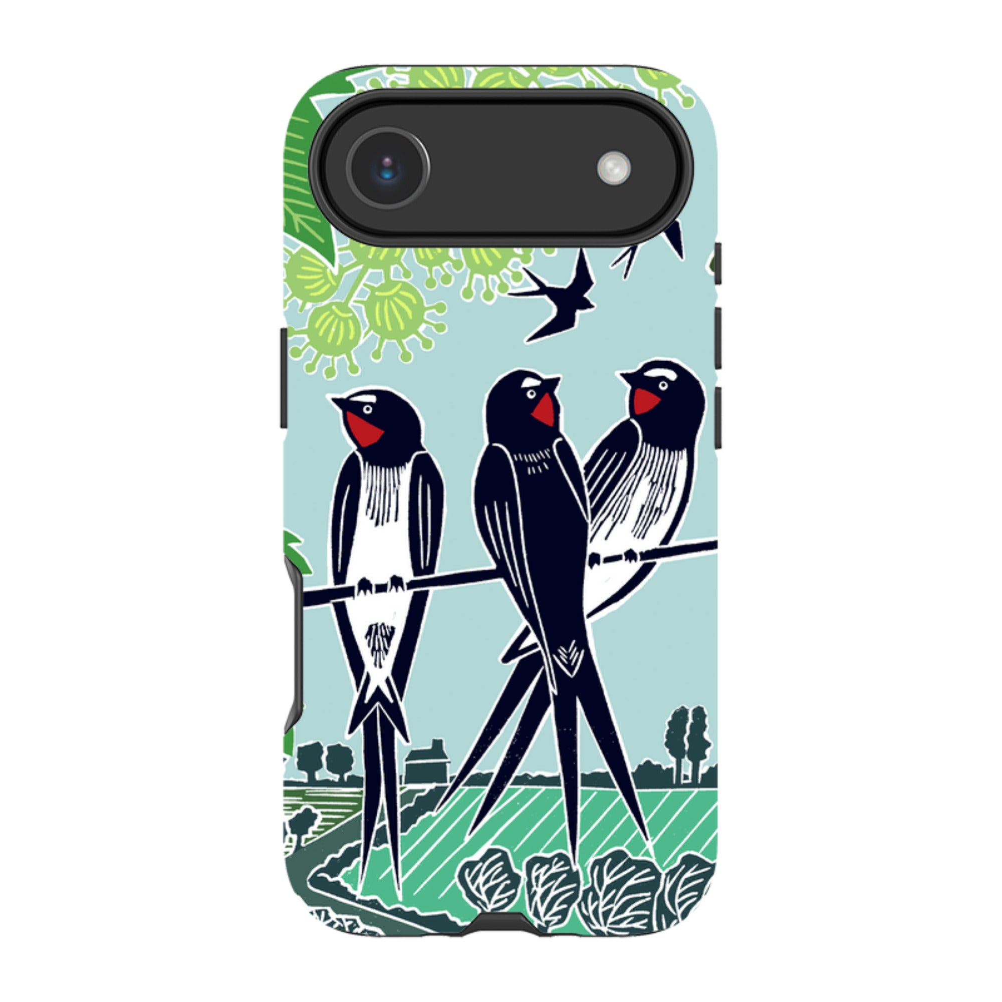 iPhone Tough Case - Swallows By Kate Heiss