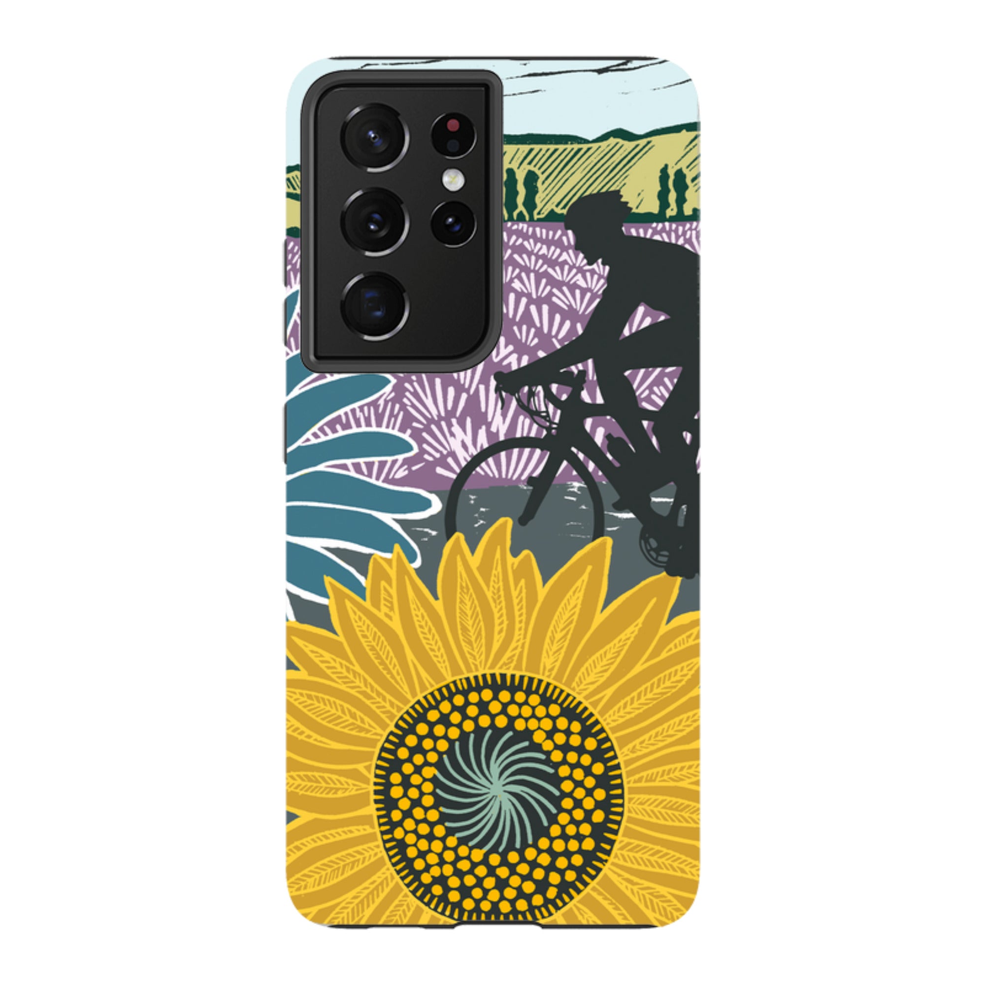 Samsung Tough Case - Bike and Sunflowers By Kate Heiss