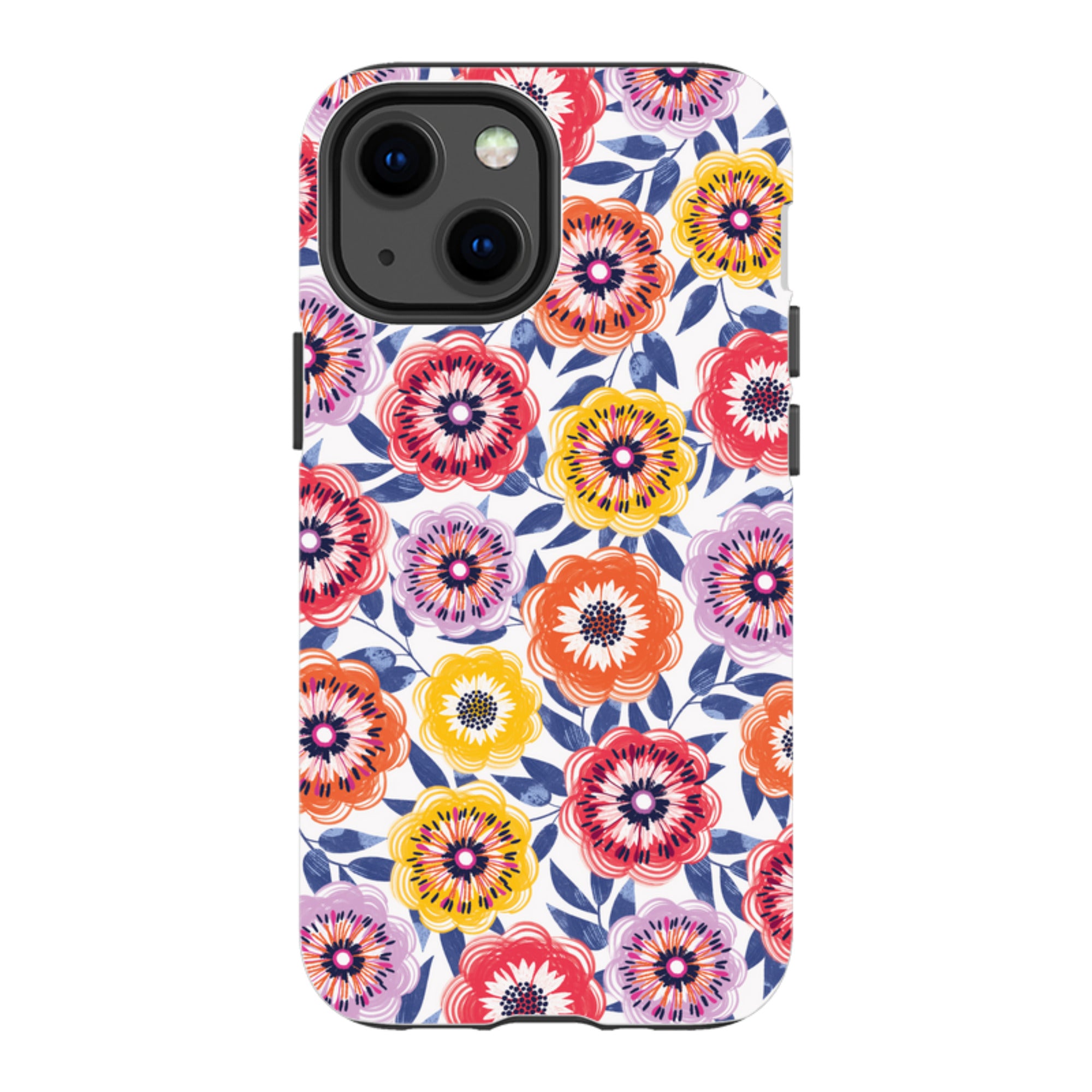 iPhone Tough Case - Bright Blooms I By Ali Brookes