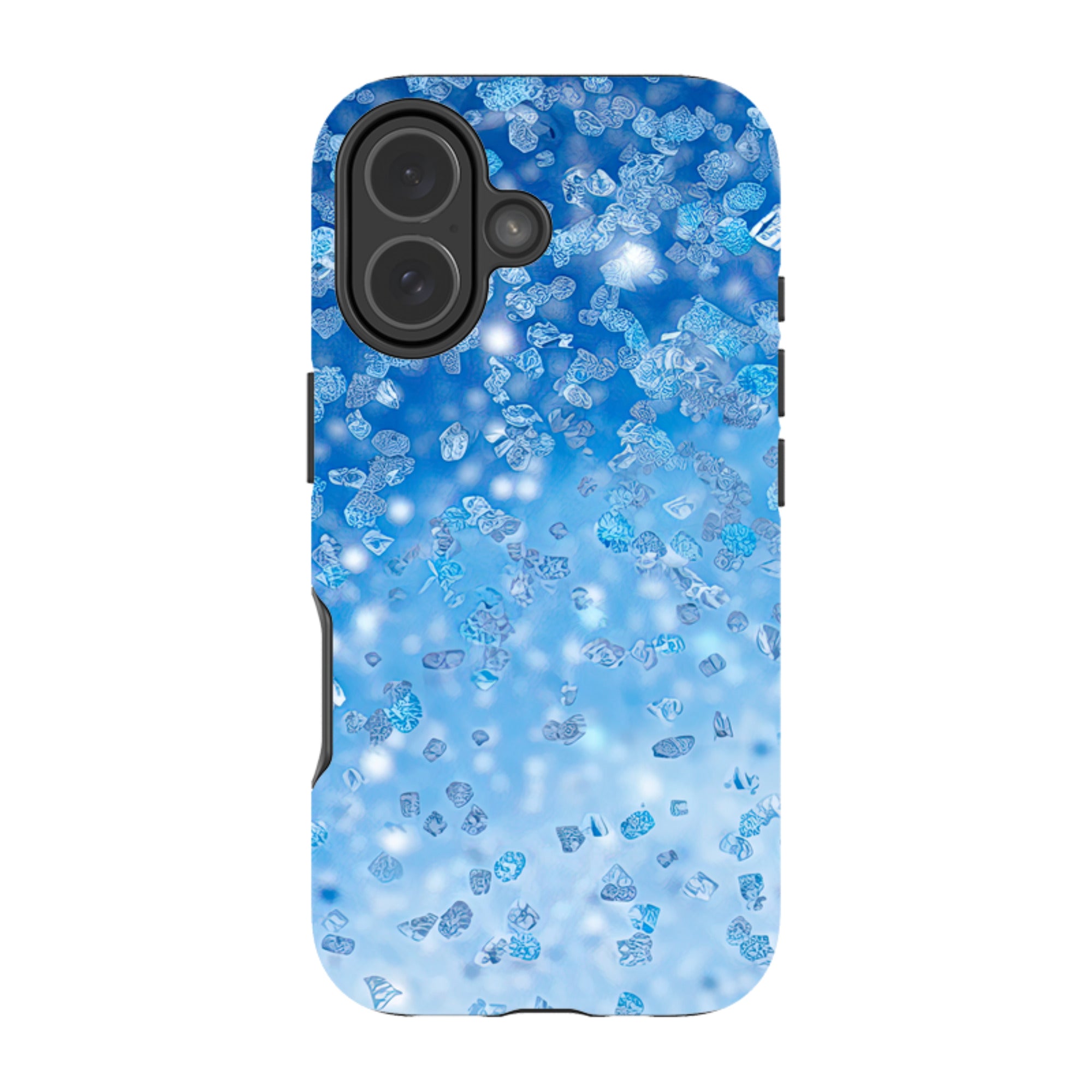 iPhone Case - Blue Glitter (case does not glitter)