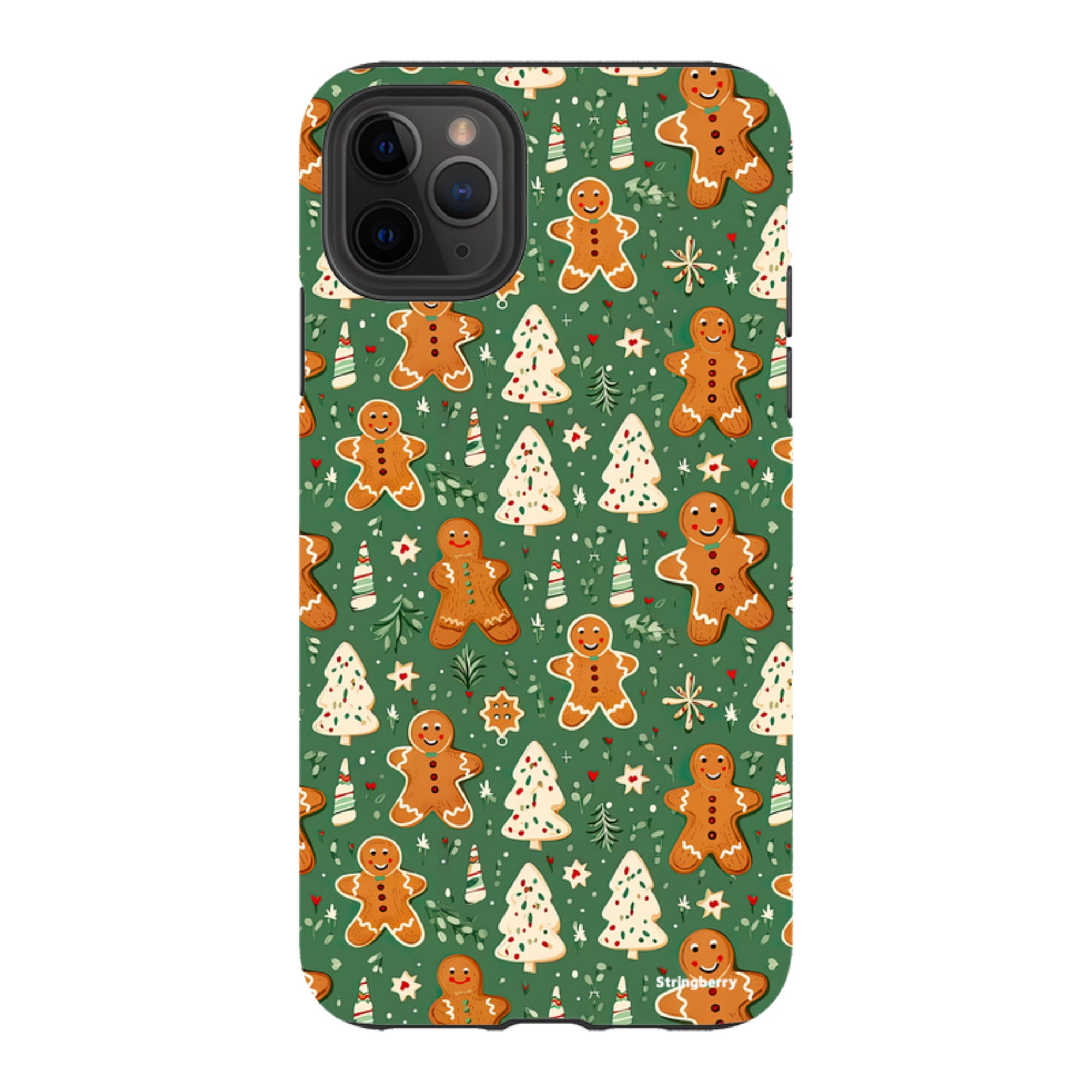 iPhone Tough Case - Ginger Bread Xmas II