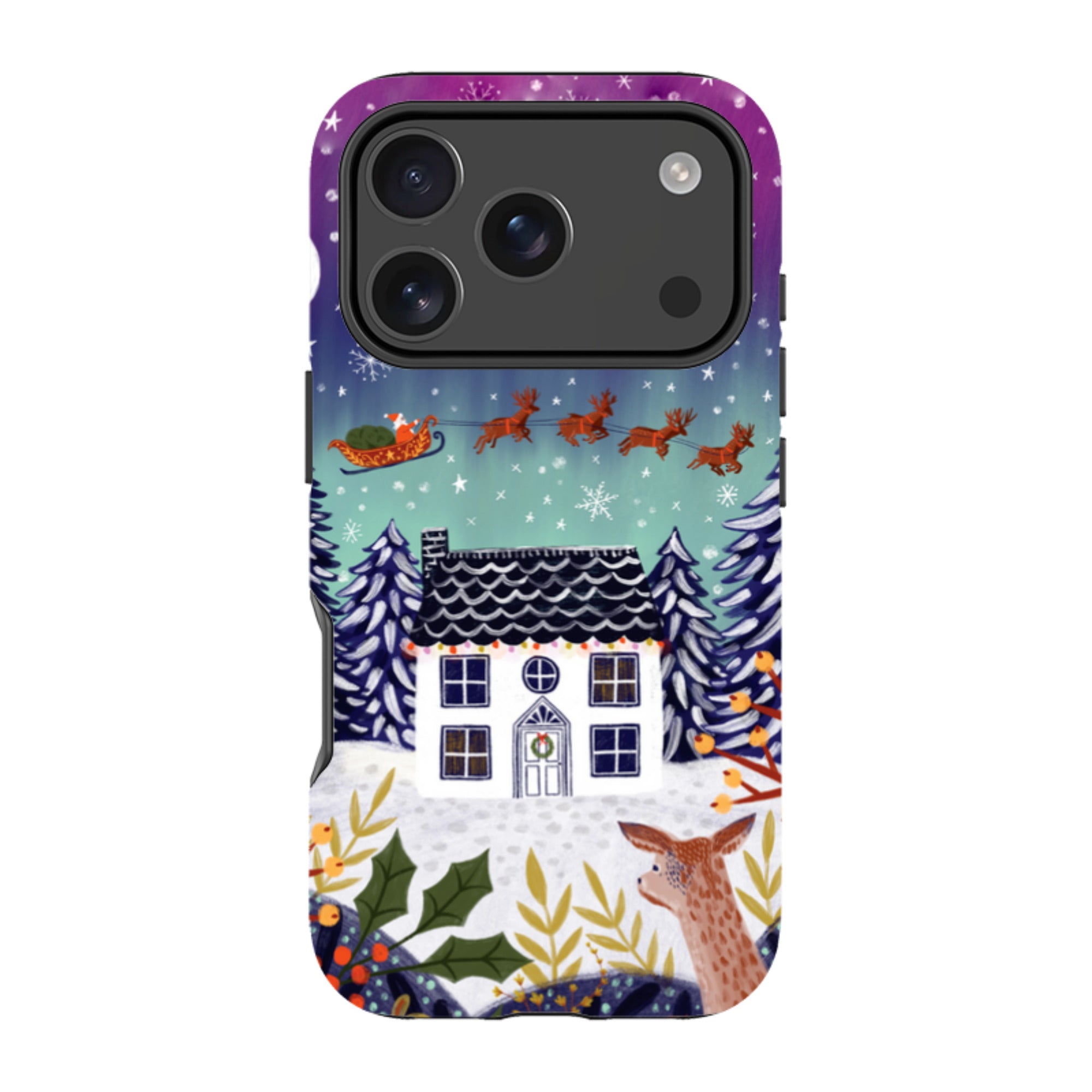 iPhone Tough Case - Night Before Christmas By Lee Foster Wilson
