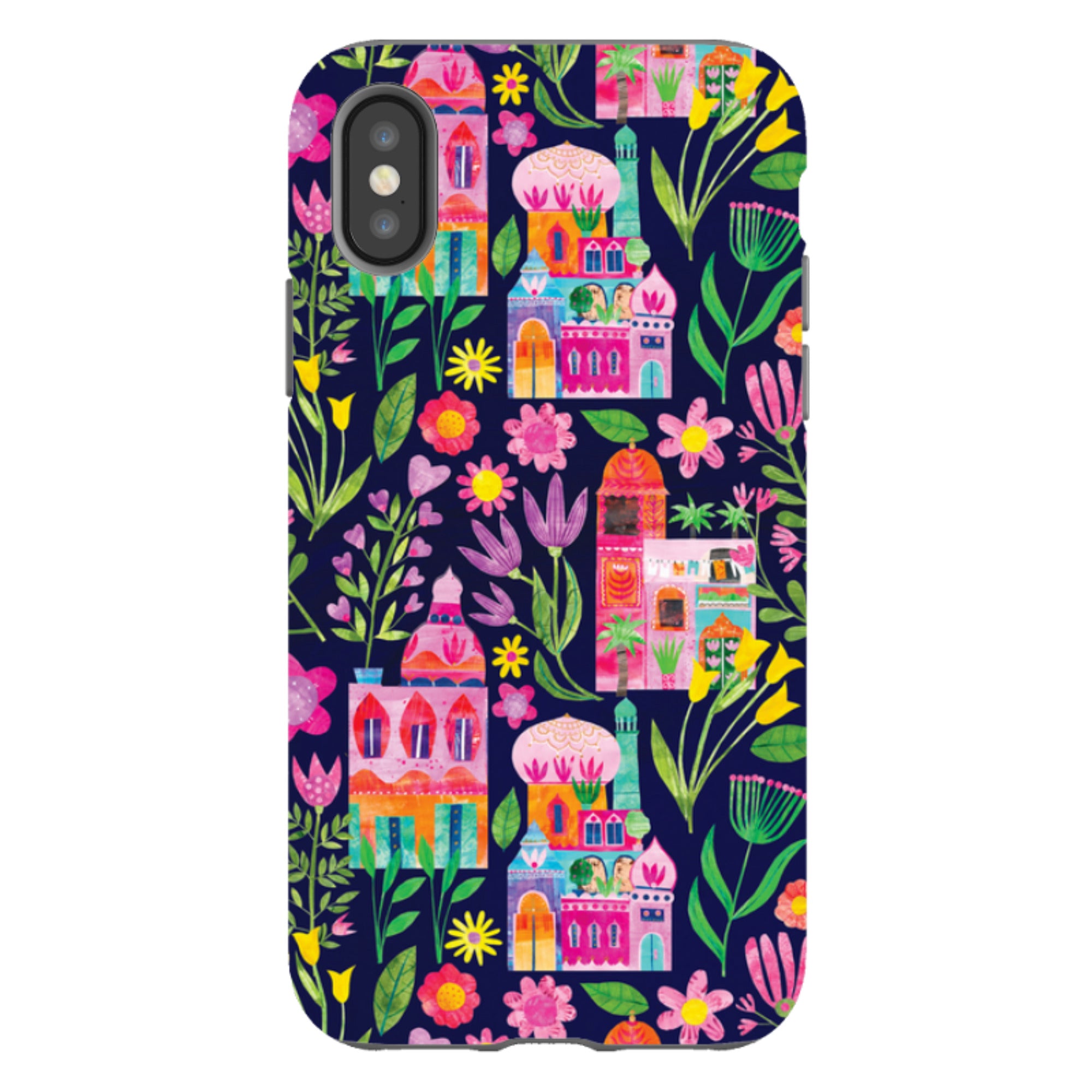 iPhone Tough Case - Indian Summer Dark By Tracey English
