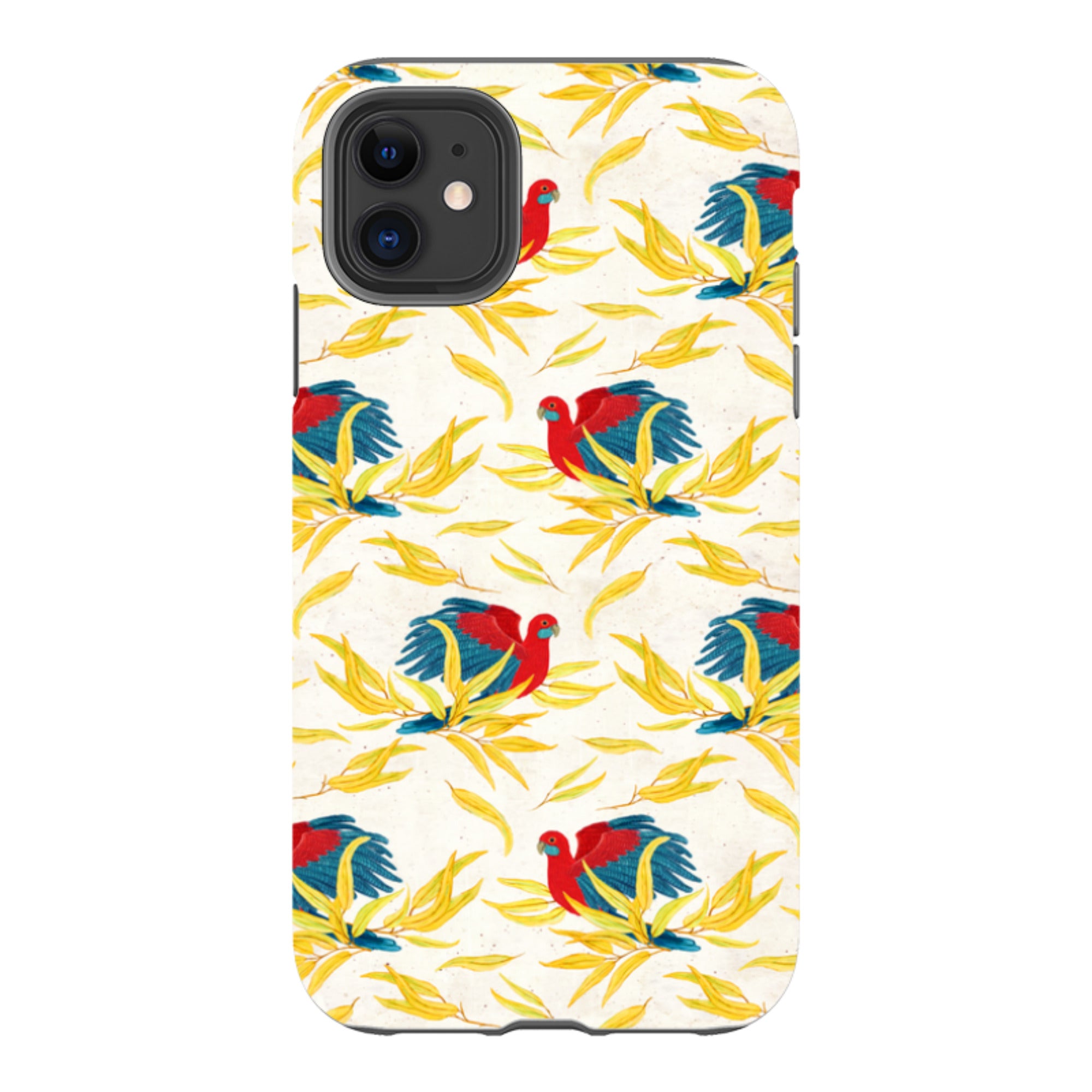 iPhone Tough Case - Crimson Rosella By Katherine Quinn