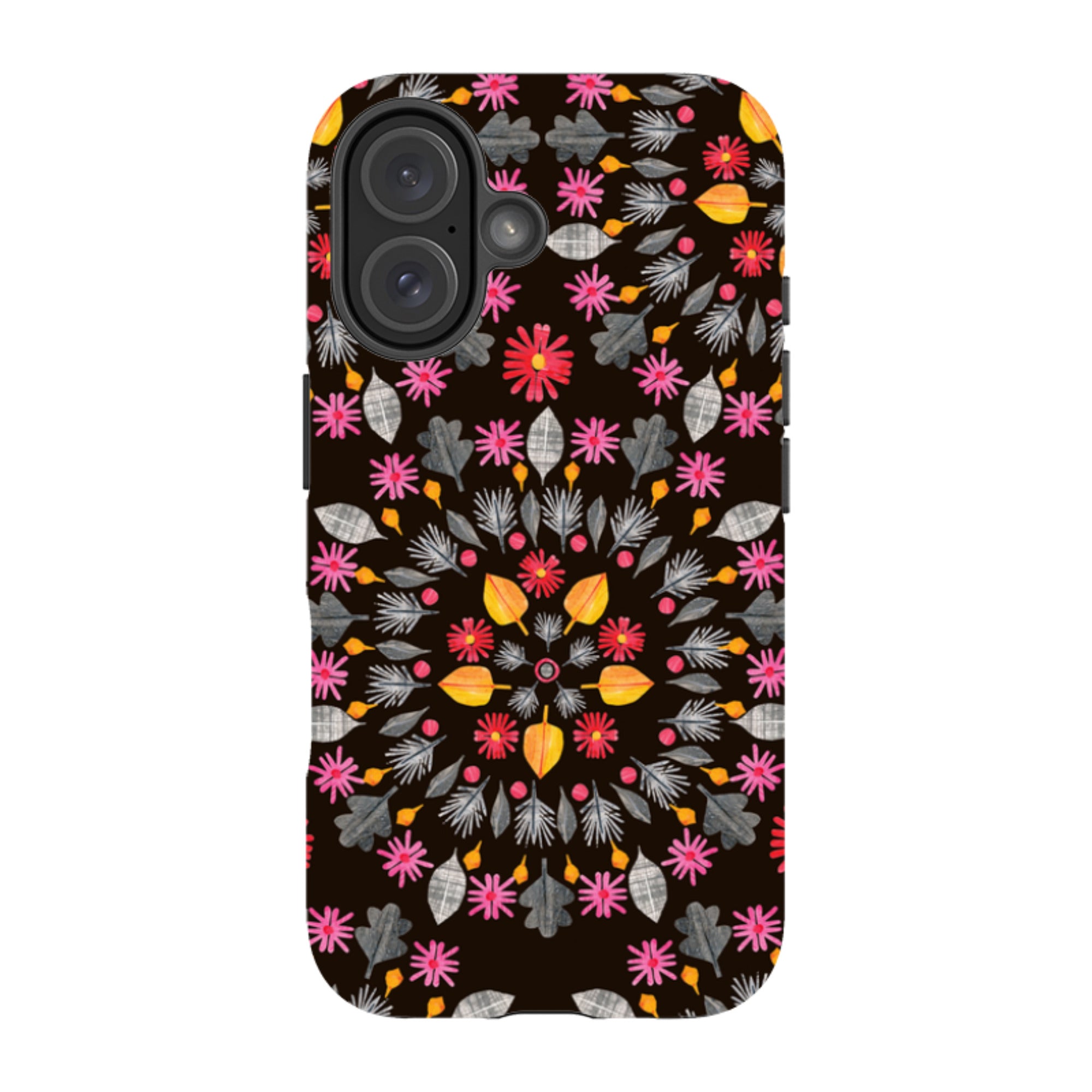 iPhone Tough Case - Autumn Mandala By Tracey English