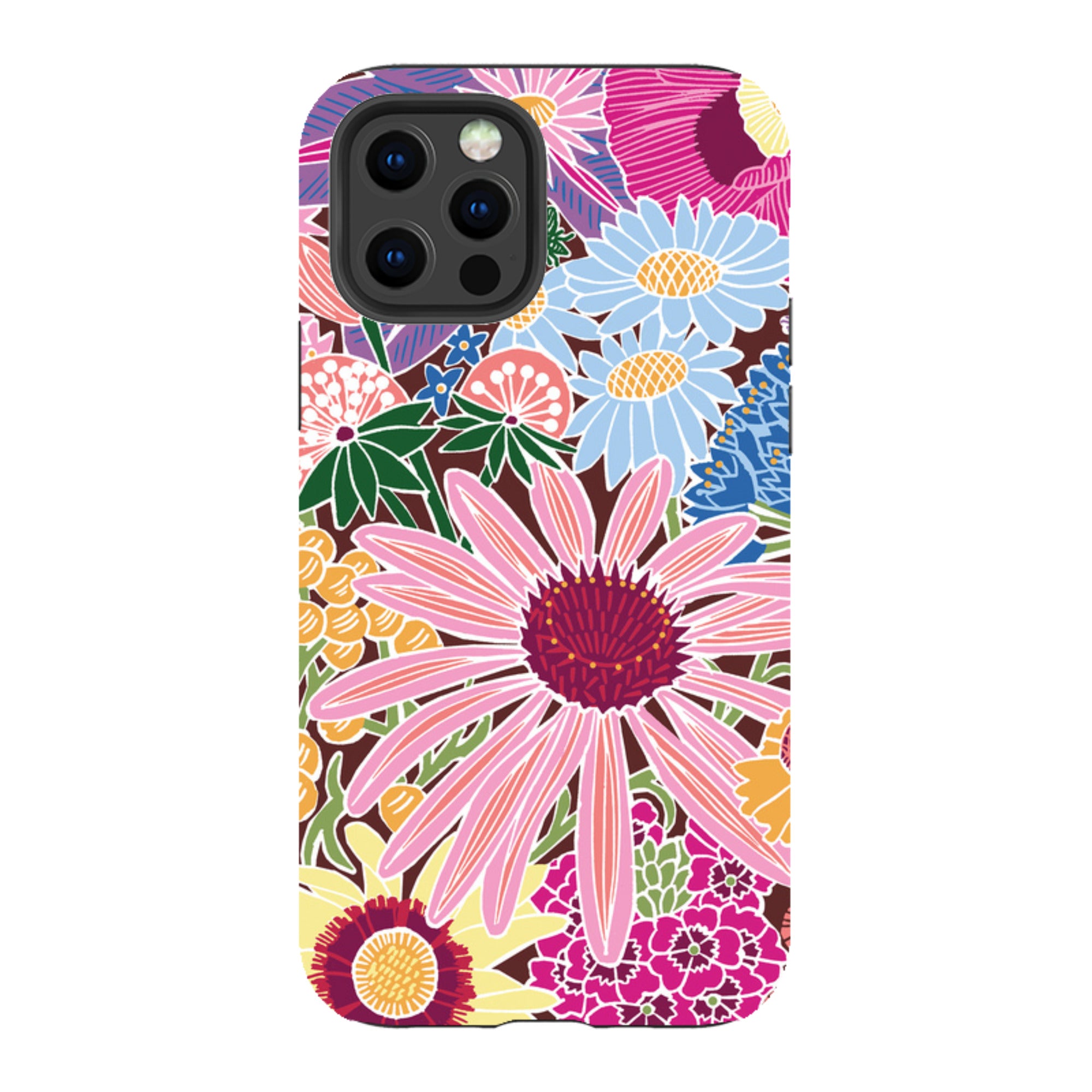 iPhone Tough Case - Jigsaw Floral 1 By Kate Heiss