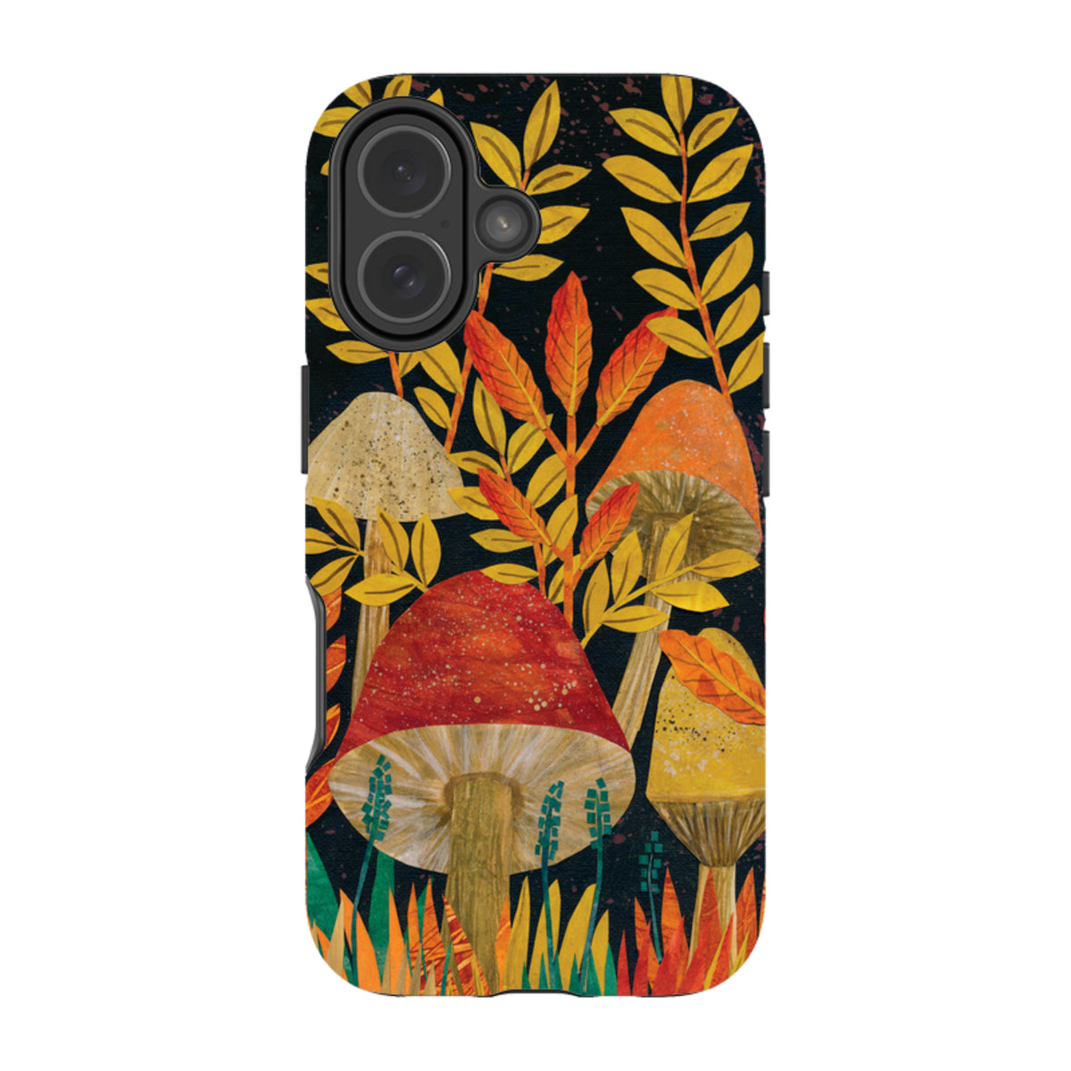 iPhone Tough Case - Mushrooms By Tracey English
