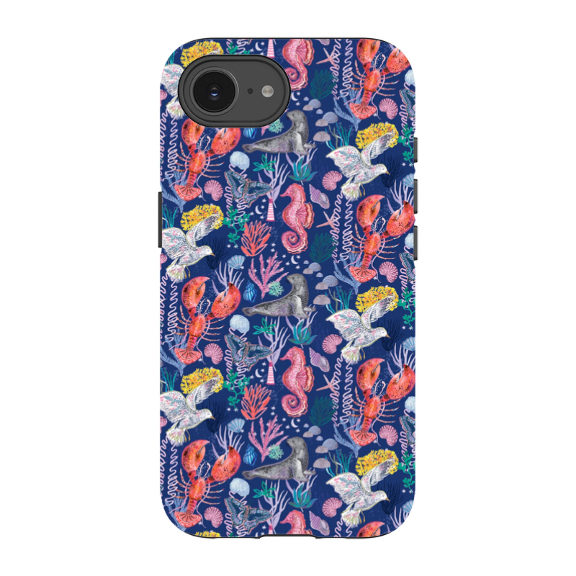 iPhone Case - Coastline Pattern-C By Emma Frances Grant