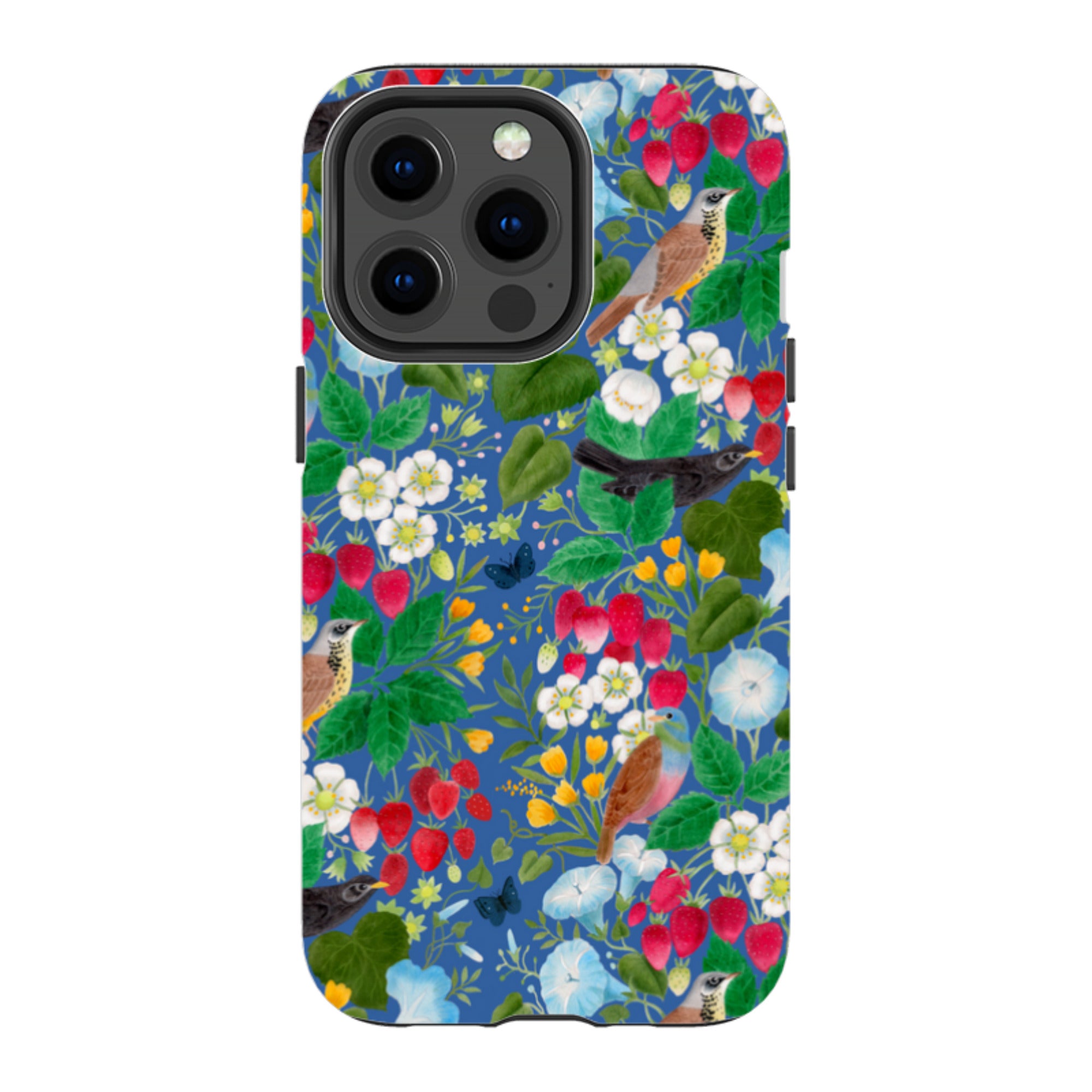 iPhone MagSafe Tough Case - Strawberry Thief By Bex Parkin