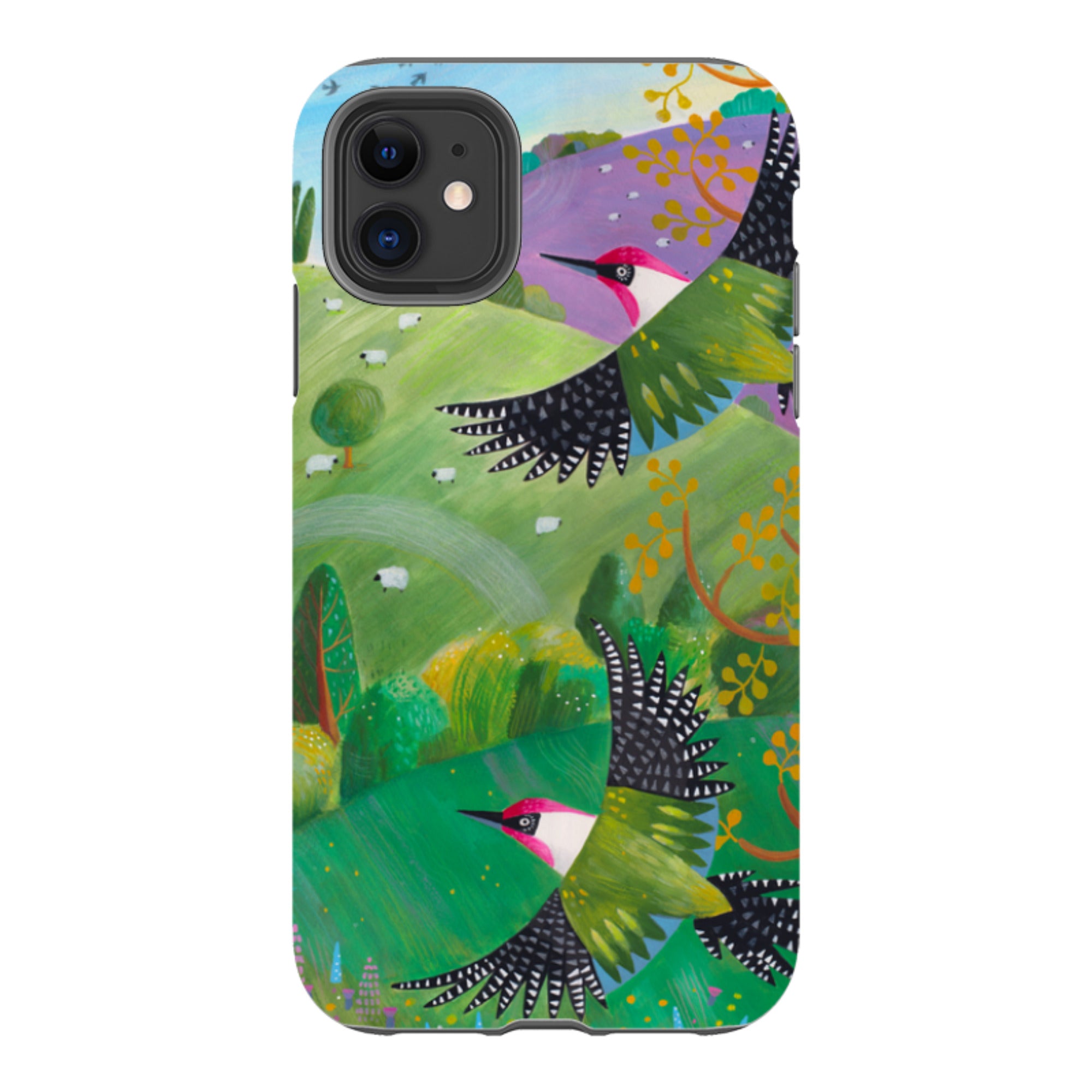 iPhone Tough Case - Woodpeckers By Bex Parkin