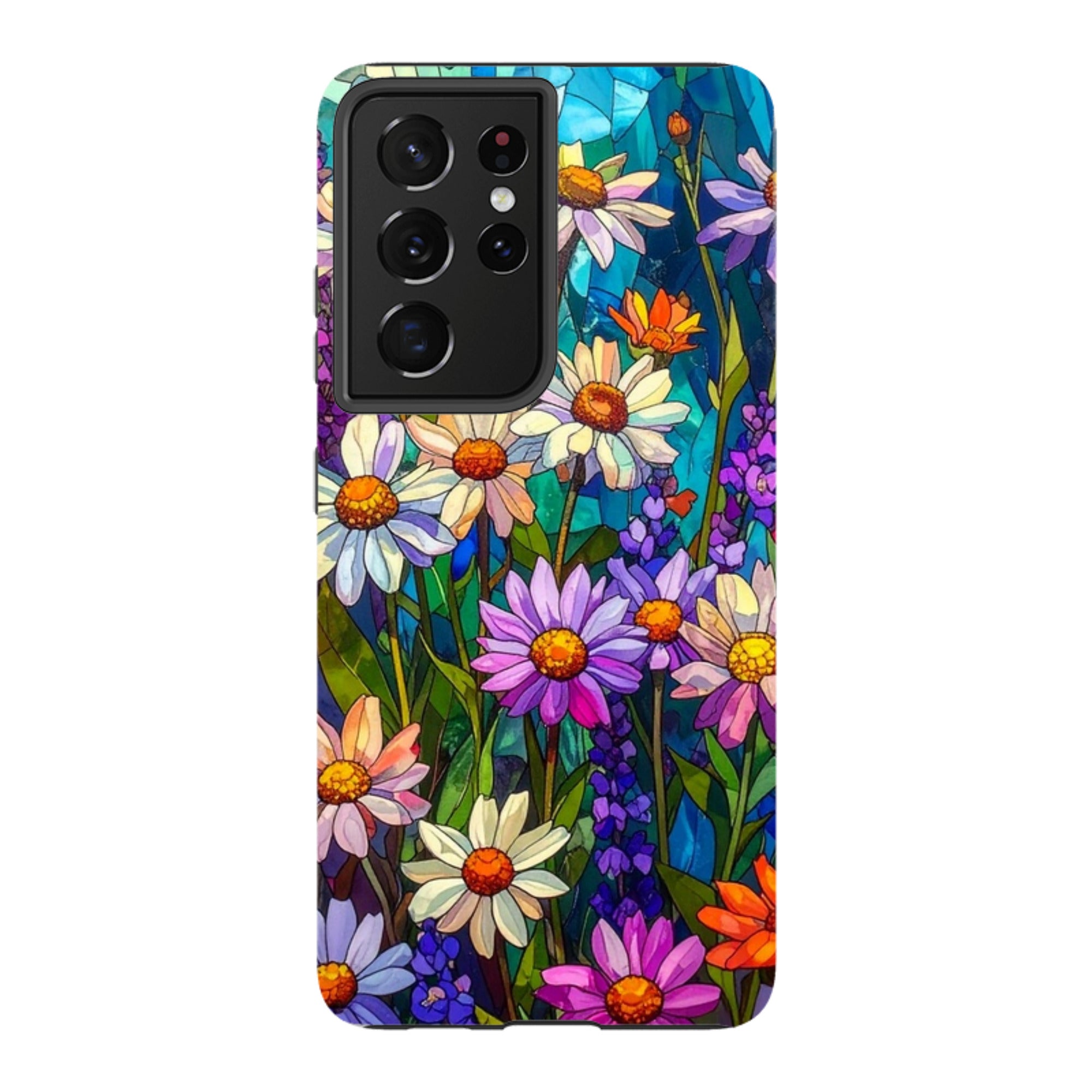 Samsung Tough Case - Purple Daisies