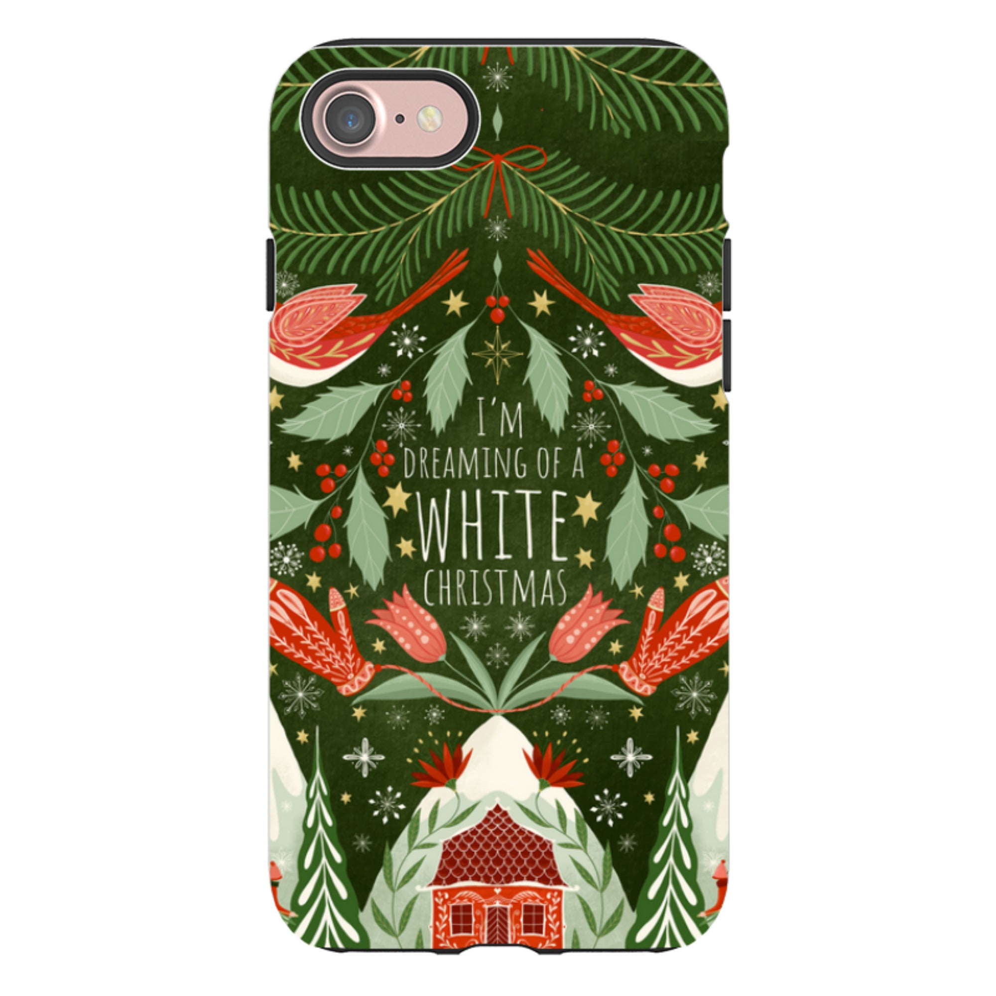 iPhone Tough Case - I'm Dreaming Of a White Christmas By Maja Lindberg