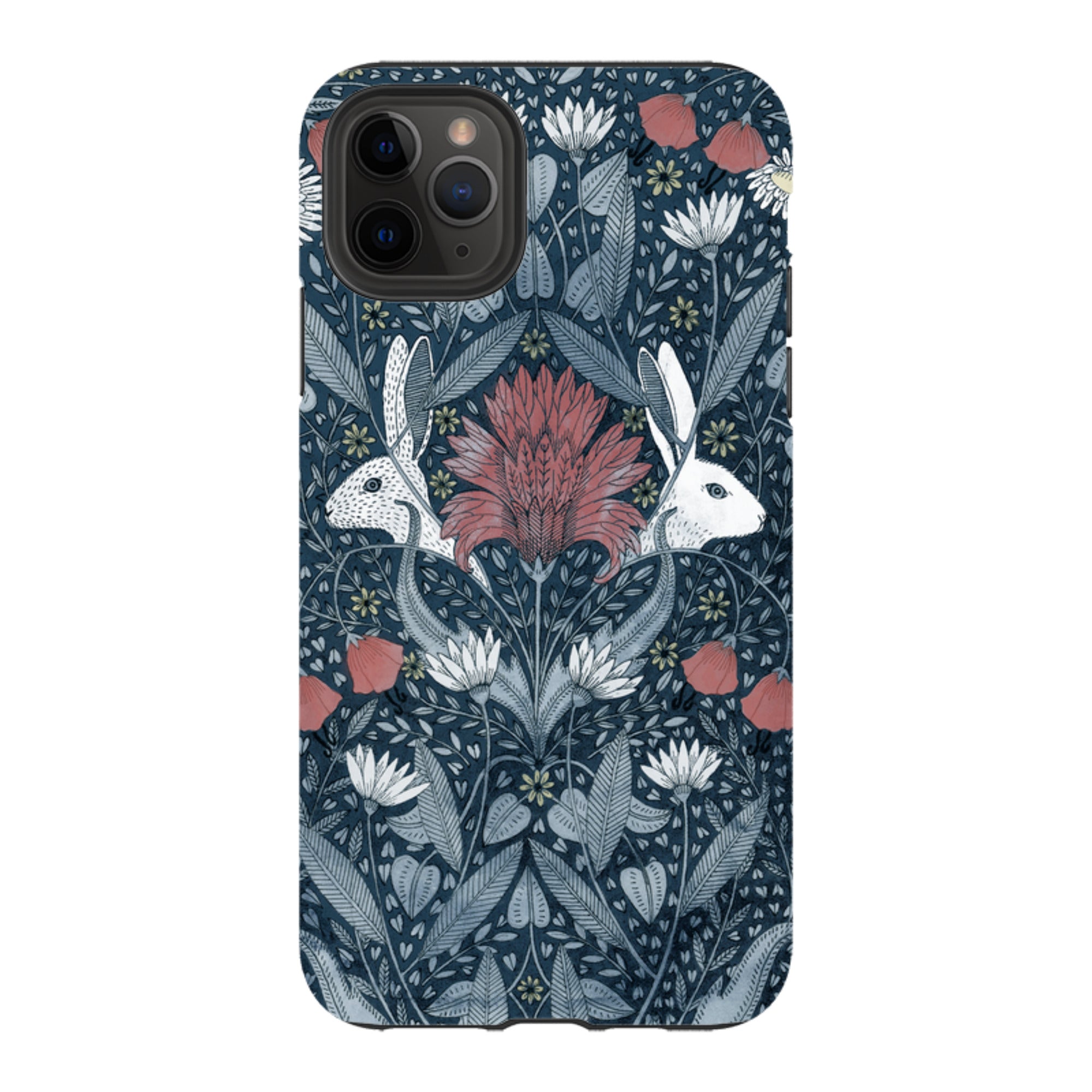 iPhone Tough Case - Two Rabbits By Maria Matos