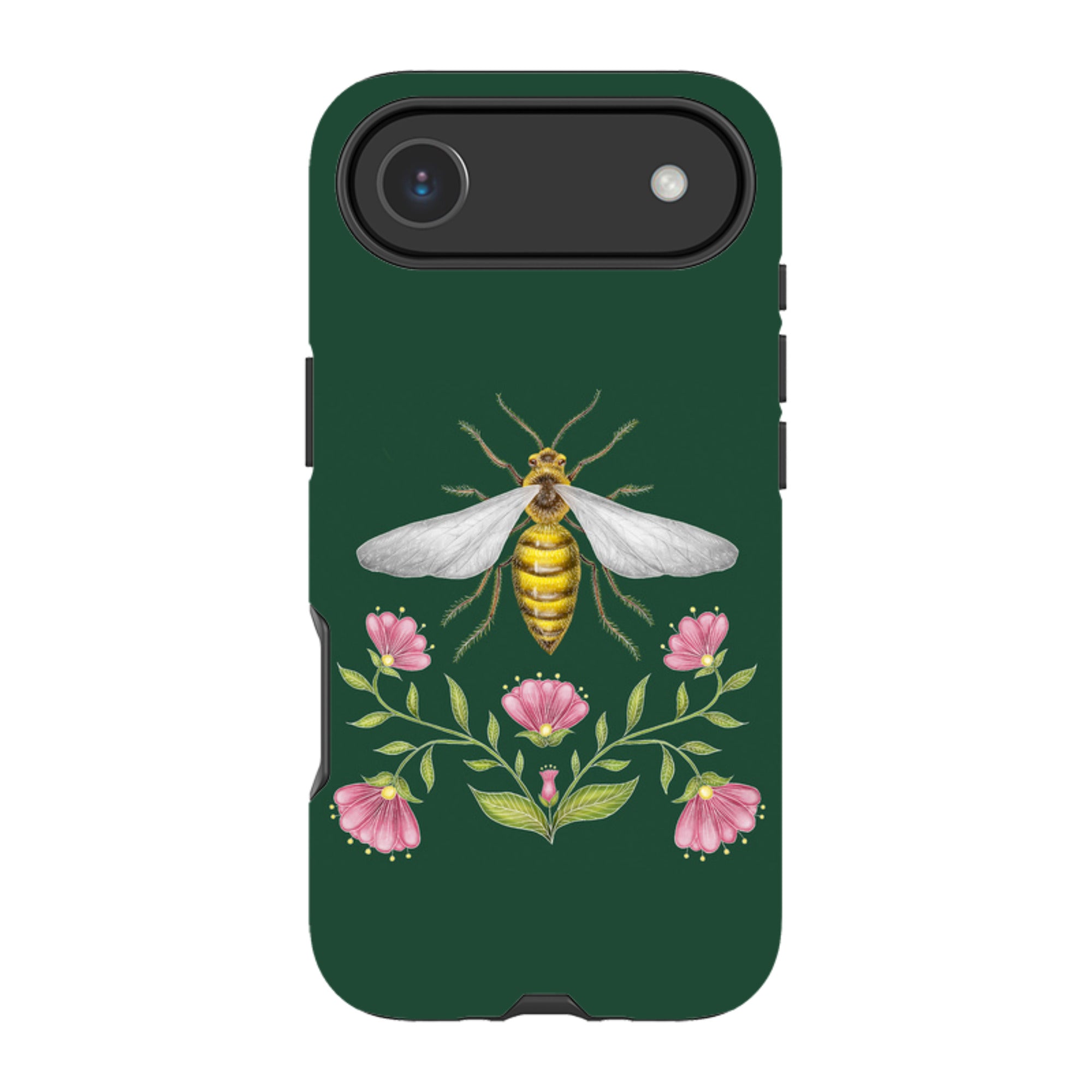 iPhone Tough Case - Wings Of Freedom Emerald By Catherine Rowe