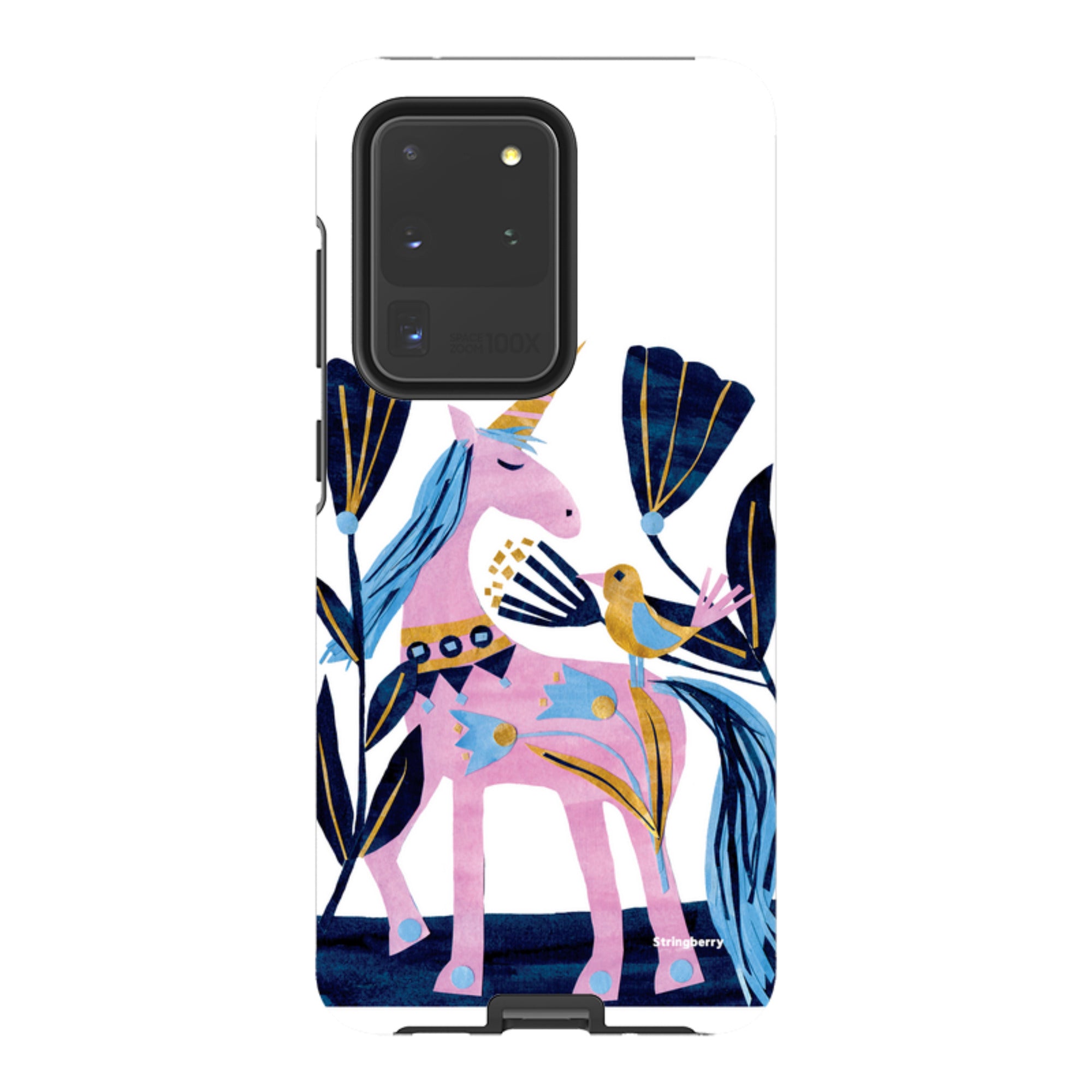 Samsung Tough Case - Lilac Unicorn By Tracey English