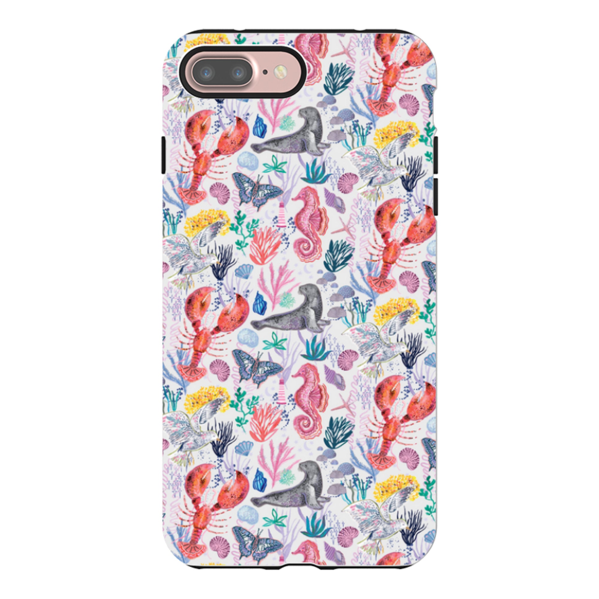 iPhone Case - Coastline Pattern-D By Emma Frances Grant